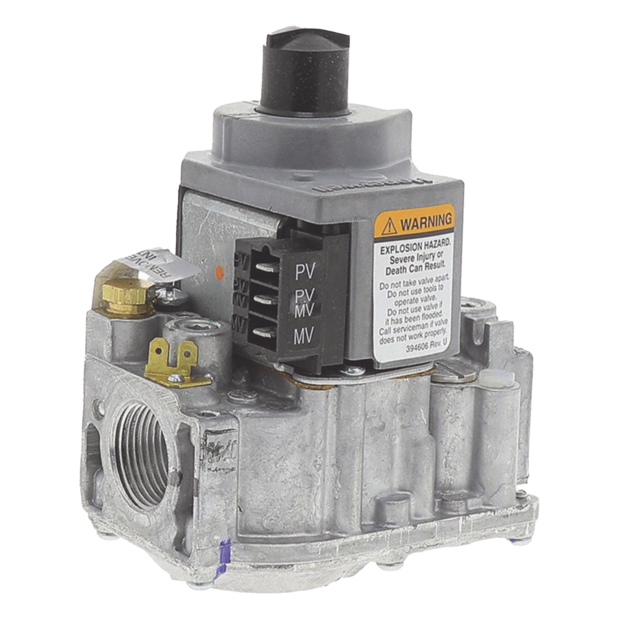 Válvula de Gas de Combinación Universal / Encendido Electrónico / 30 a 415 ft³/h Gas Natural / 3/4 x 3/4" NPT / 24 VAC / -40 °C a +79 °C — HONEYWELL HOME RESIDEO · SKU VR8345M4302/U