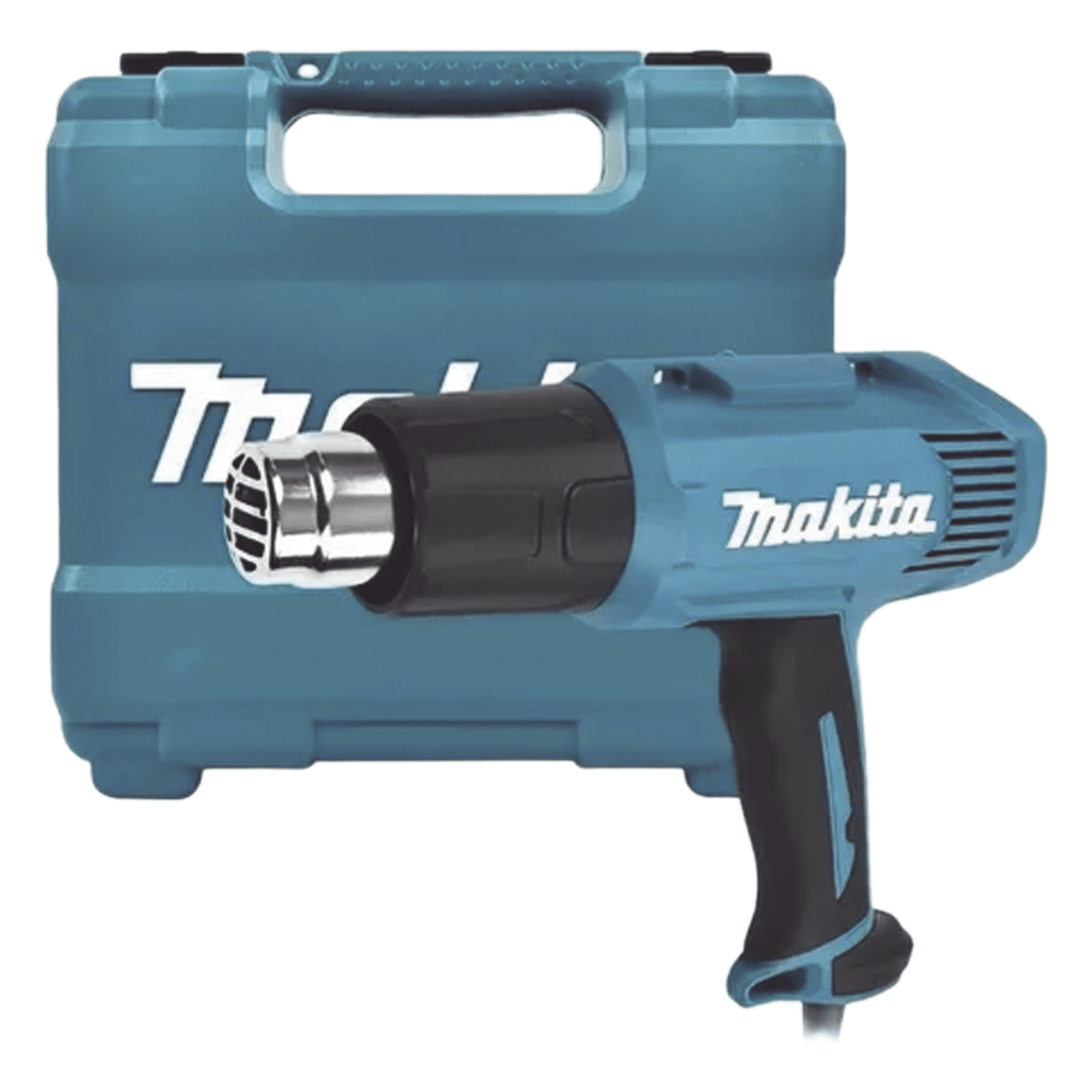 Pistola de Calor / 1600W / 2 Temperaturas 400/550°C / Doble Caudal 300-500 l/min / 0.56 kg / Maletín Incluido — MAKITA · SKU HG-5030-K