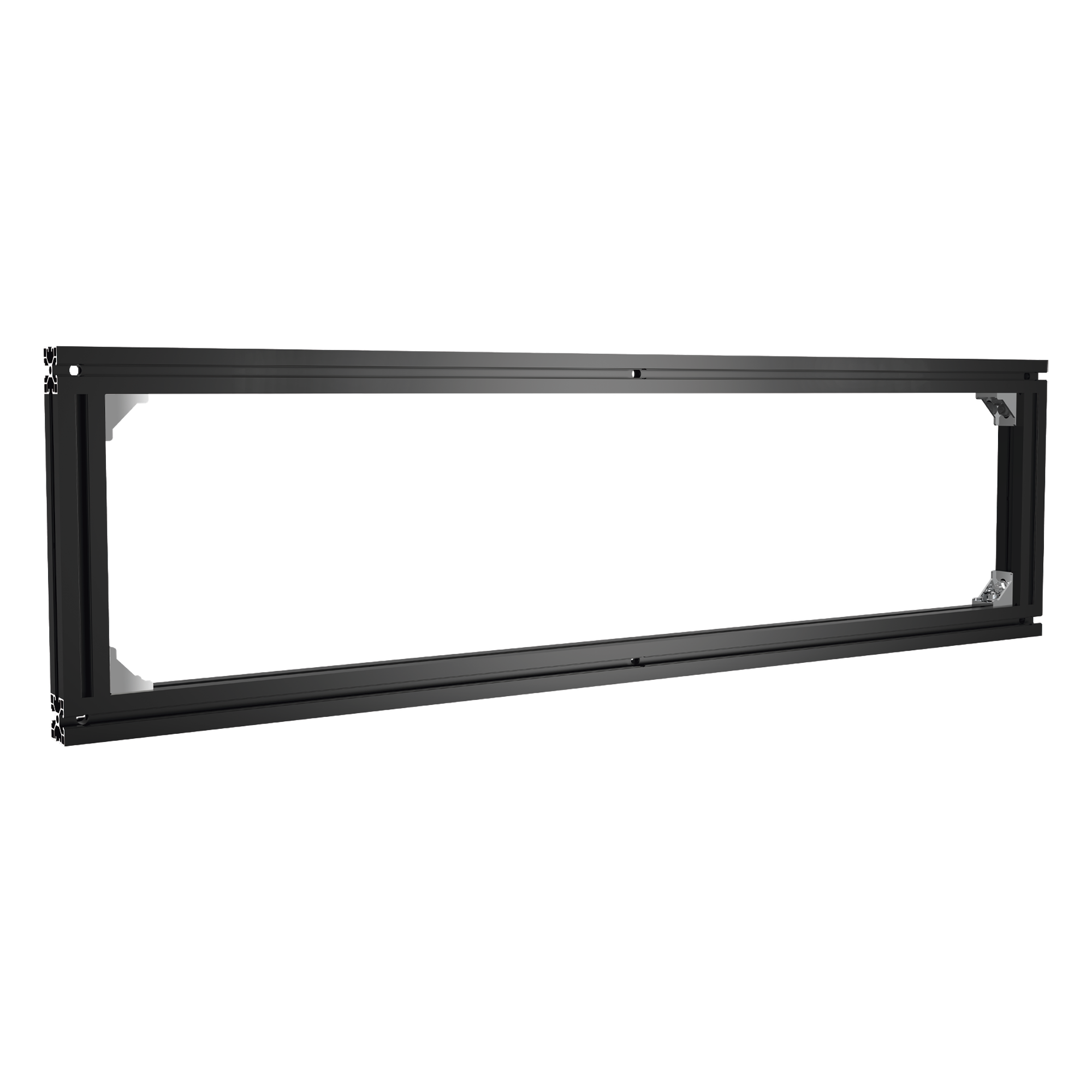 Montaje de Pared para 2 Paneles LED / Aluminio / Interior / Diseño 1x2 / 4 kg / Compatible MWF, GWF, CWF, ZWDB
