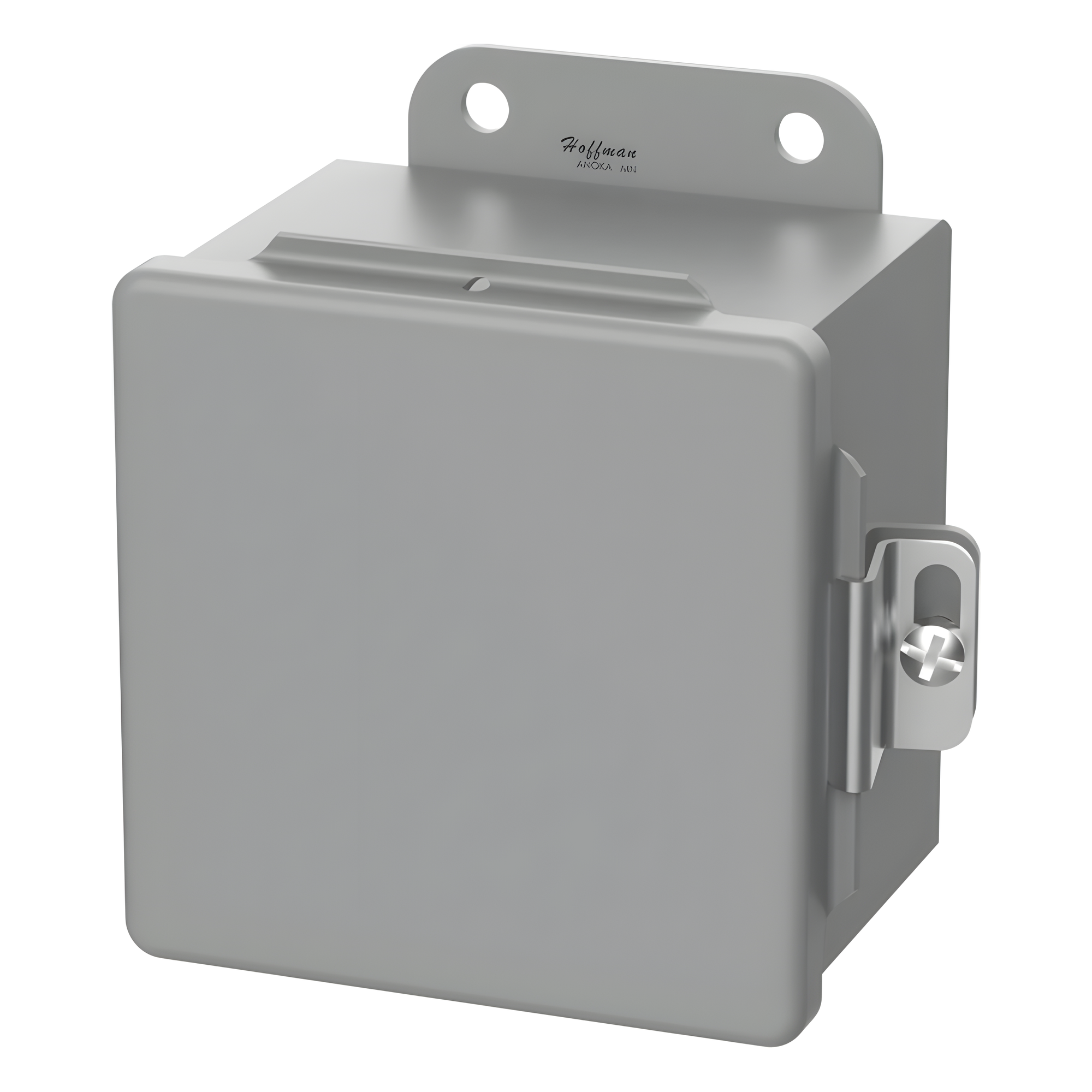Gabinete de Bisagra Continua / NEMA 12 / 6 x 4 x 3 in (152 x 102 x 76 mm) / Acero Dulce / Montaje en Pared / Abrazaderas Atornilladas — HOFFMAN · SKU A604CH