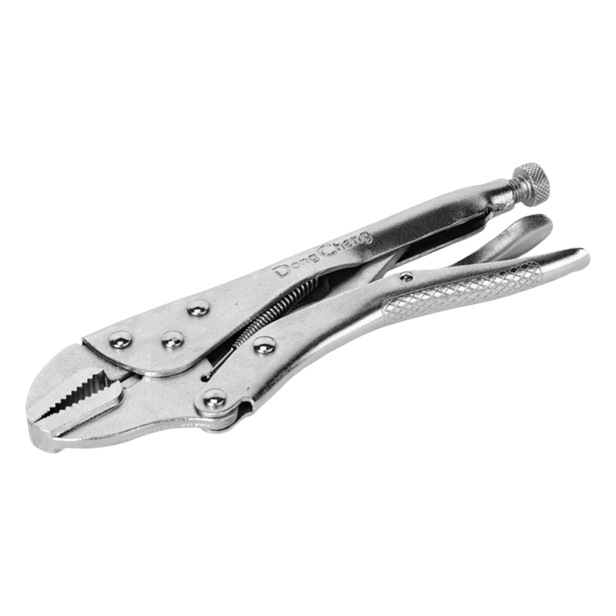 Pinza Perra Ajustable / Mordaza Recta / 10 Pulgadas / Acero Alta Resistencia / Ajuste Presión Regulable — DONGCHENG · SKU D071604