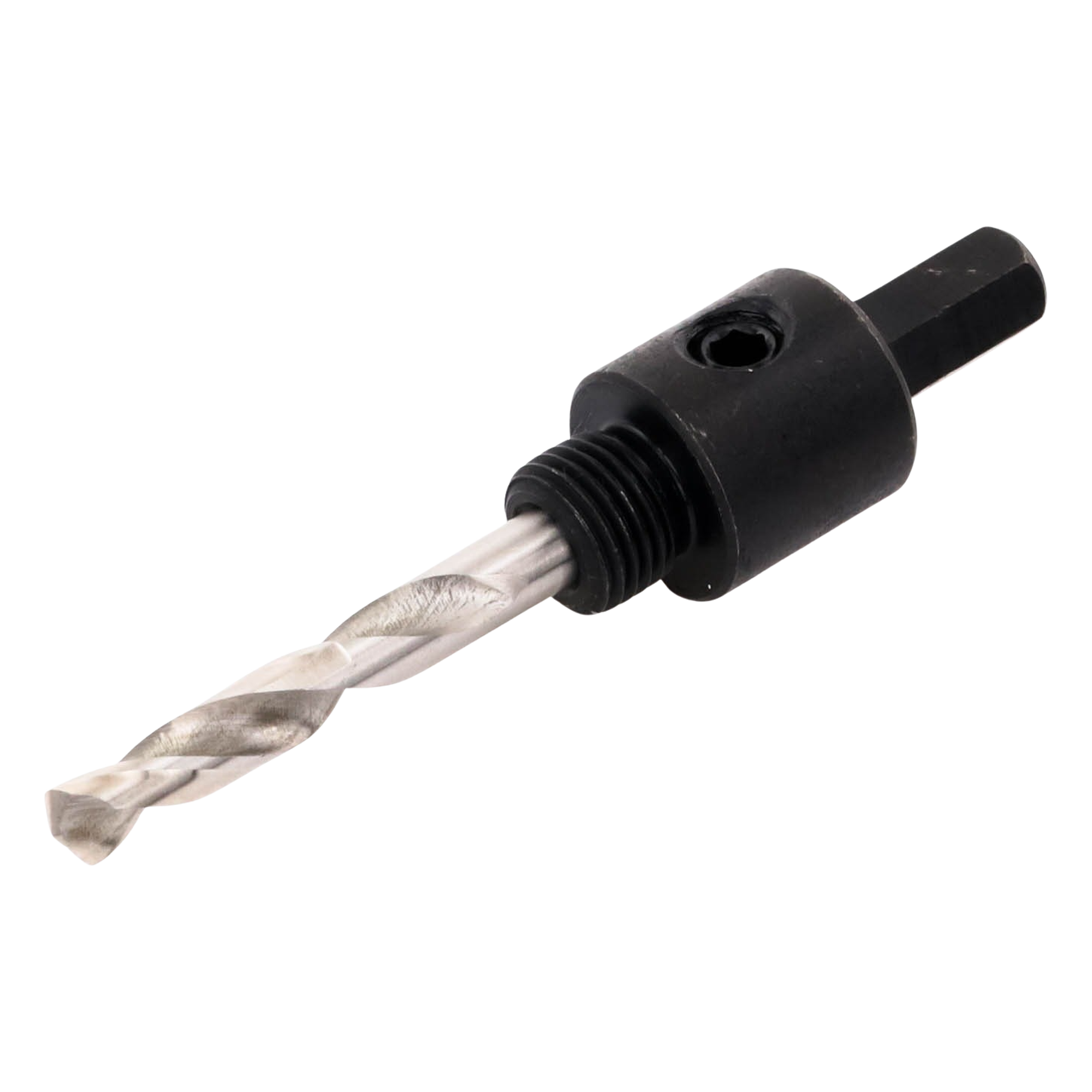 Adaptador para Broca Sierra / 3/8" / Compatible 3/8" y 1/2" / Brocas 9/16" a 1-1/8" / Guía de Eje Único