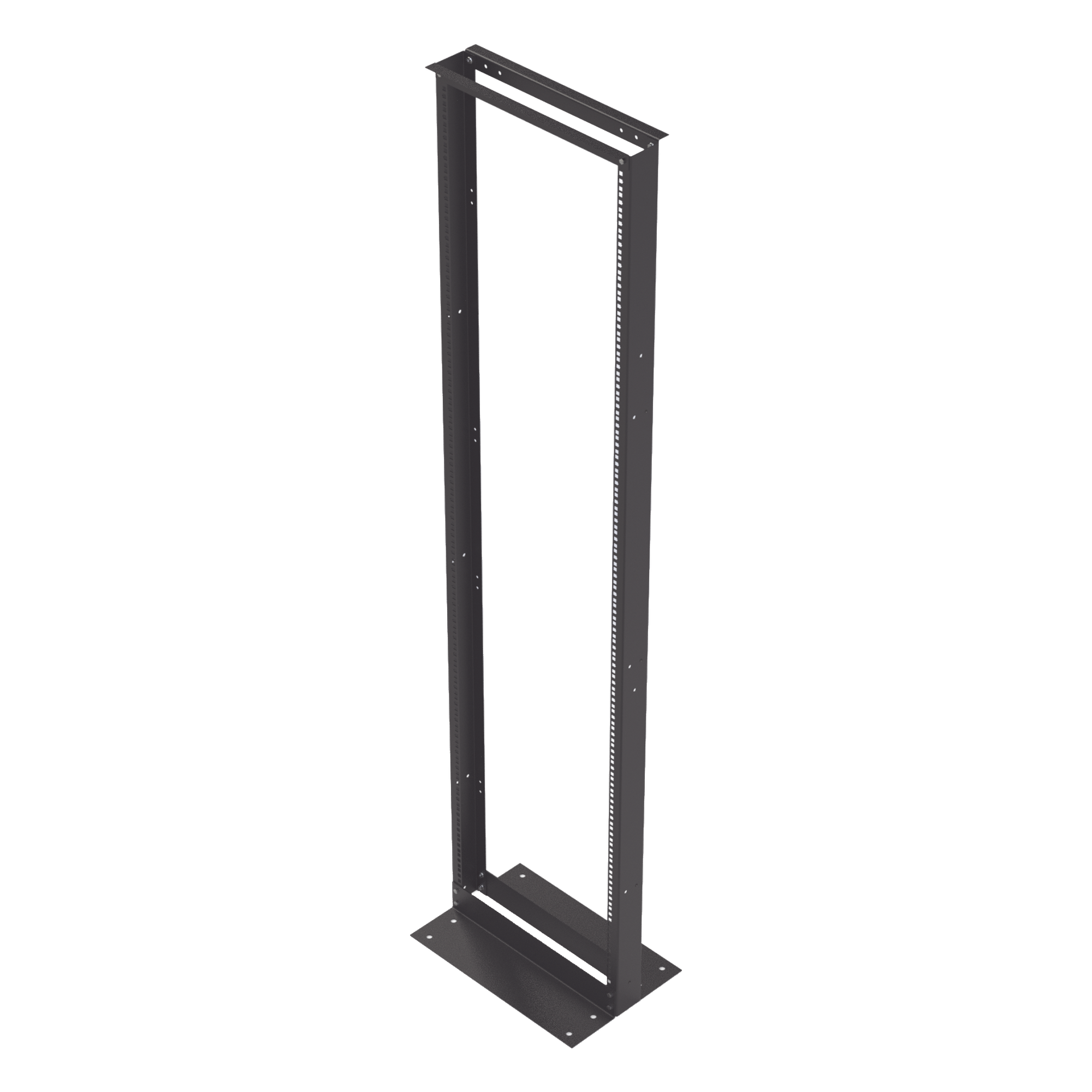 Rack 2 Postes / 19" EIA-310D / 45 UR / Carga 460 kg / Base L para Piso / Acero al Carbono — LINKEDPRO BY EPCOM · SKU EIRL-5545