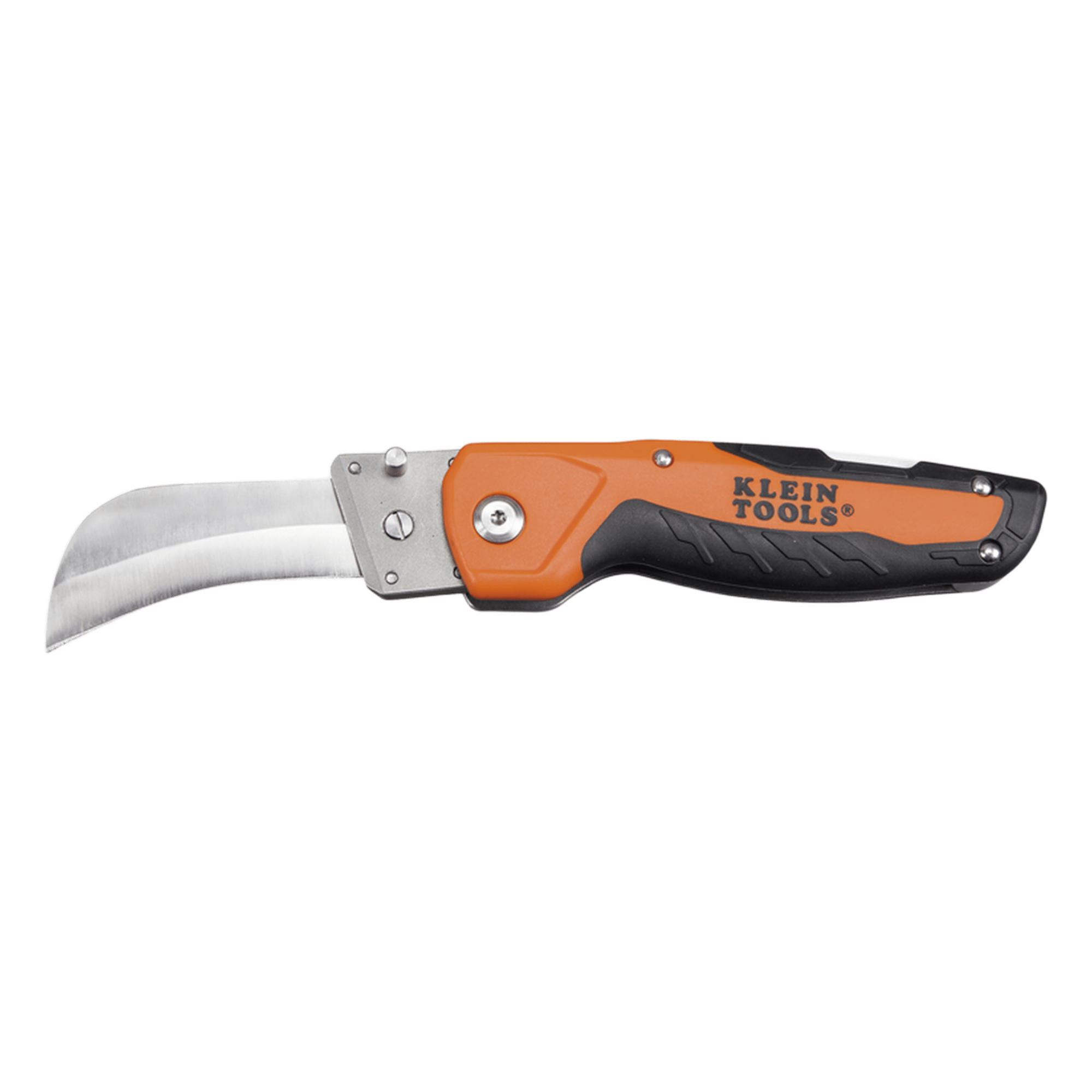 Navaja Multiusos Pelacables / Cuchilla Hawkbill Reemplazable / Acero Inoxidable 440A / Mango Ergonómico con Agarre de Goma / 7.8' (198 mm) Longitud Total — KLEIN TOOLS · SKU 44-218