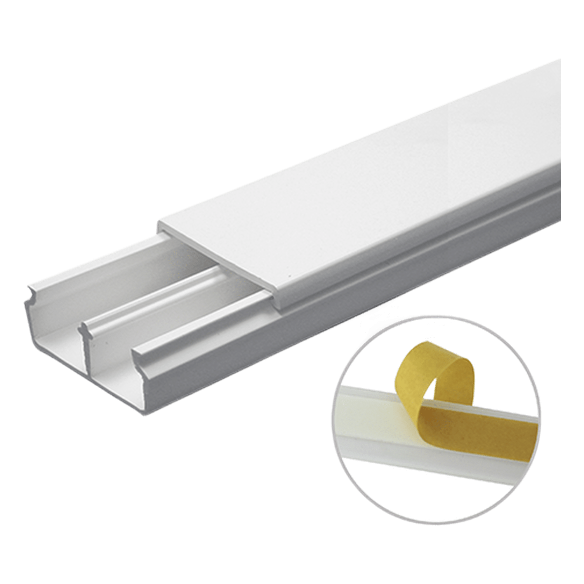 Canaleta PVC / 35 x 17 mm / 6 ft (1.83 m) / Autoextinguible / Resistente UV / NOM-001-SEDE-2005 — THORSMAN · SKU TMK-1735-CC
