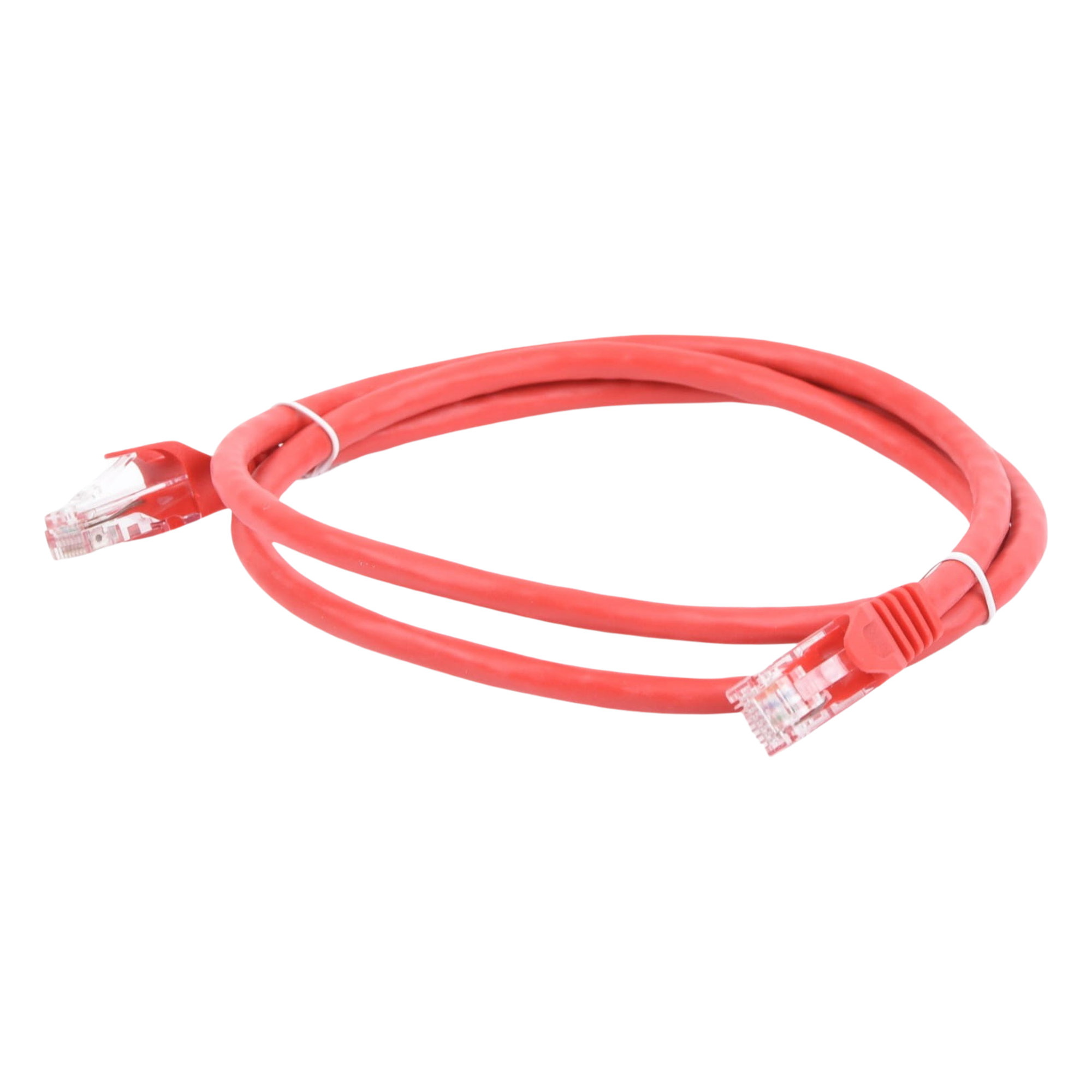 Cable de Parcheo UTP Cat6 / 1 Metro (3.28 Pies) / RJ45 / Sin Blindaje / Rojo
