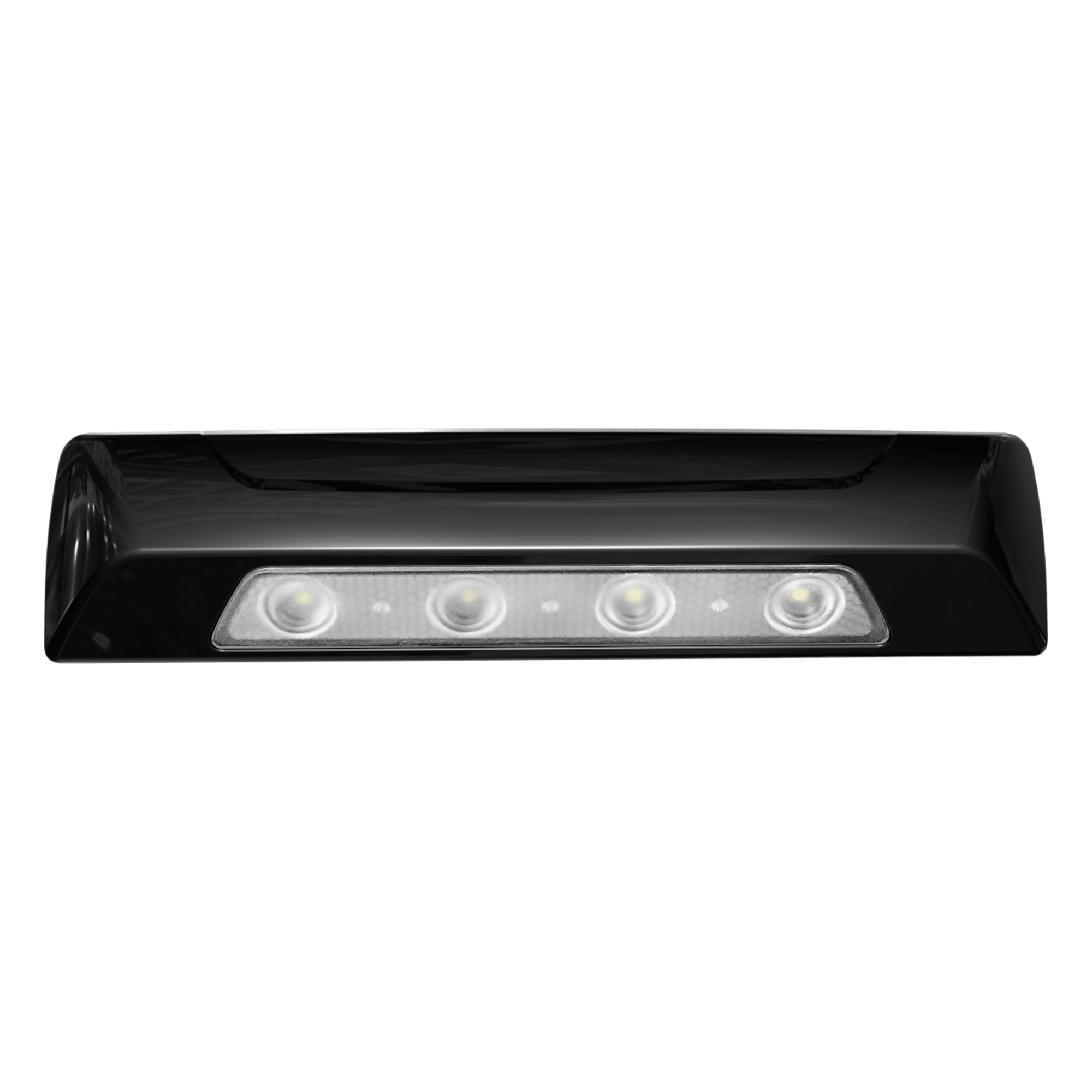 Luz de Escena LED / 4 LED / 1400+ Lúmenes / 12~24 VDC / IPX7 / ECE R10 / CISPR 25 — SIGNALPRO · SKU SPW12-B