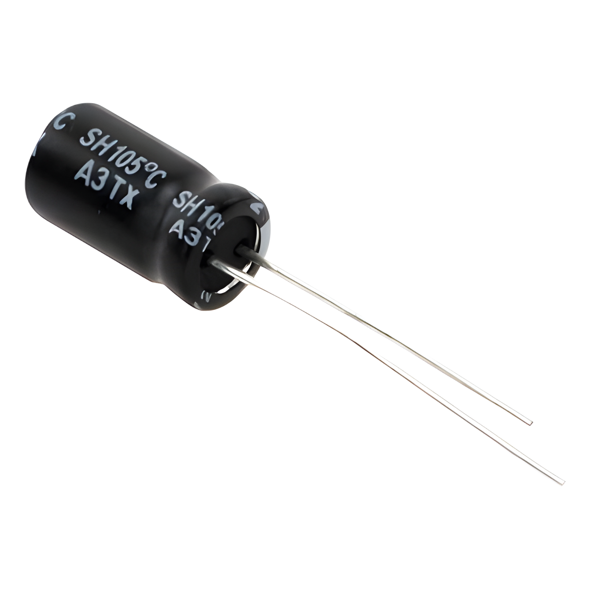 Capacitor Electrolítico Radial / 220 µF / 16 Vcc / 105 °C / 6.3 x 11 mm