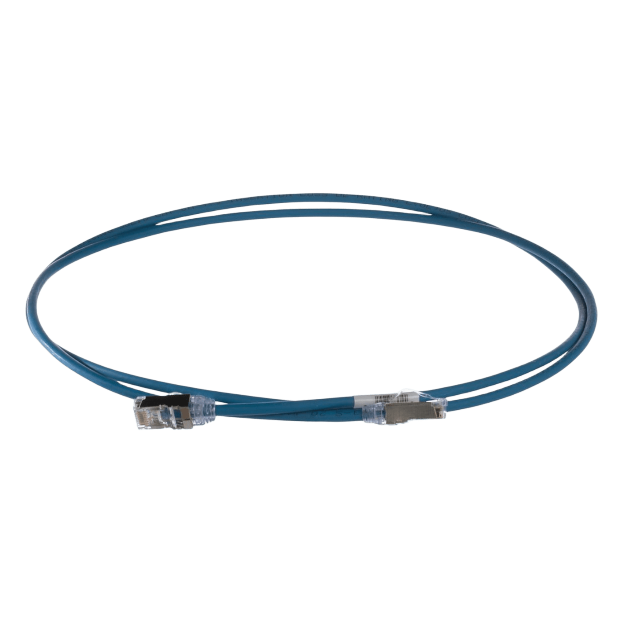 Patch Cord Cat6A / 28 AWG / S/FTP Blindado / CM/LS0H / 2 m (6.56 ft) / Azul — PANDUIT · SKU STP28X2MBU