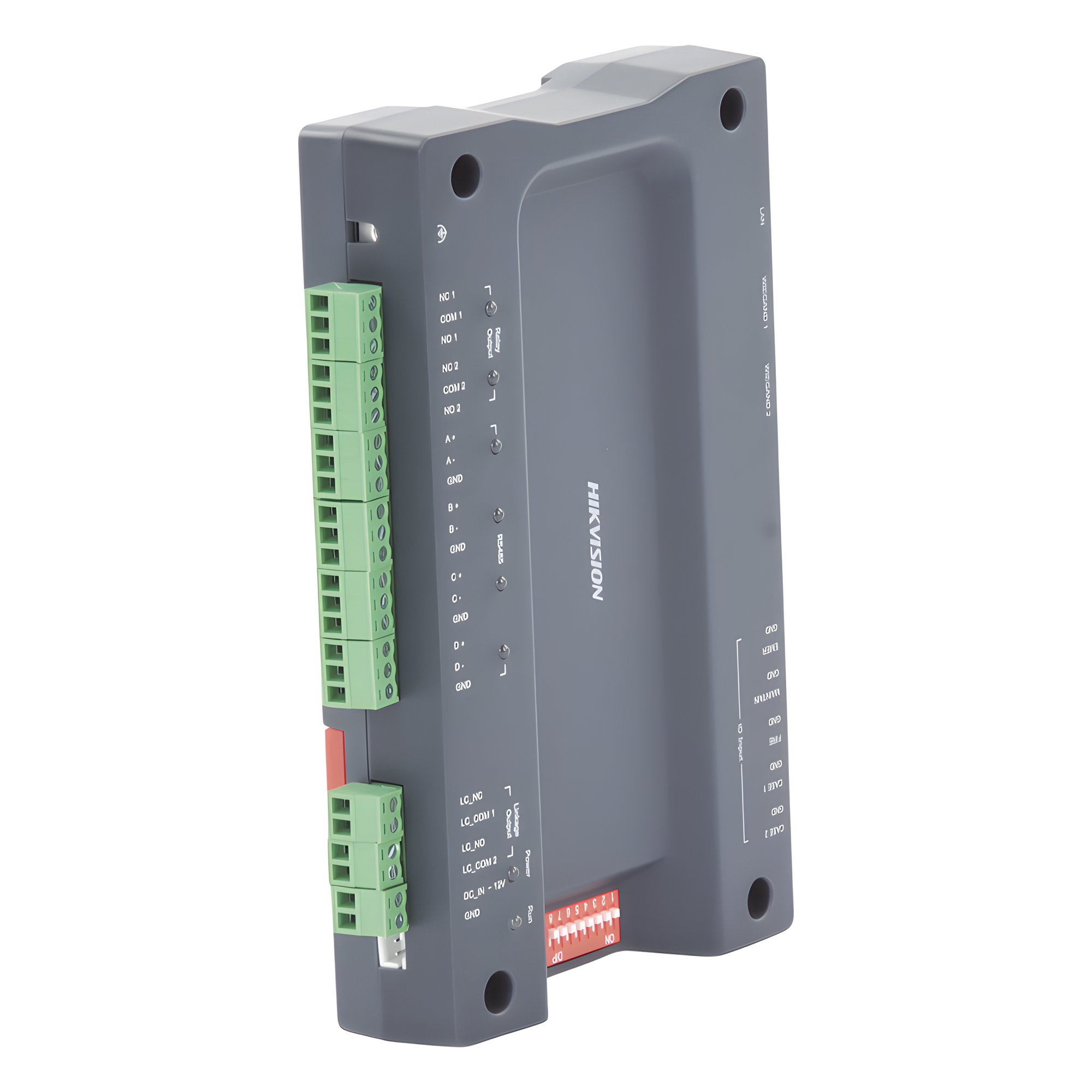 Controlador de Acceso para Elevadores / 128 Pisos / TCP-IP / 20,000 Tarjetas / 2 Lectores Wiegand o RS-485 / 5 Salidas de Relé