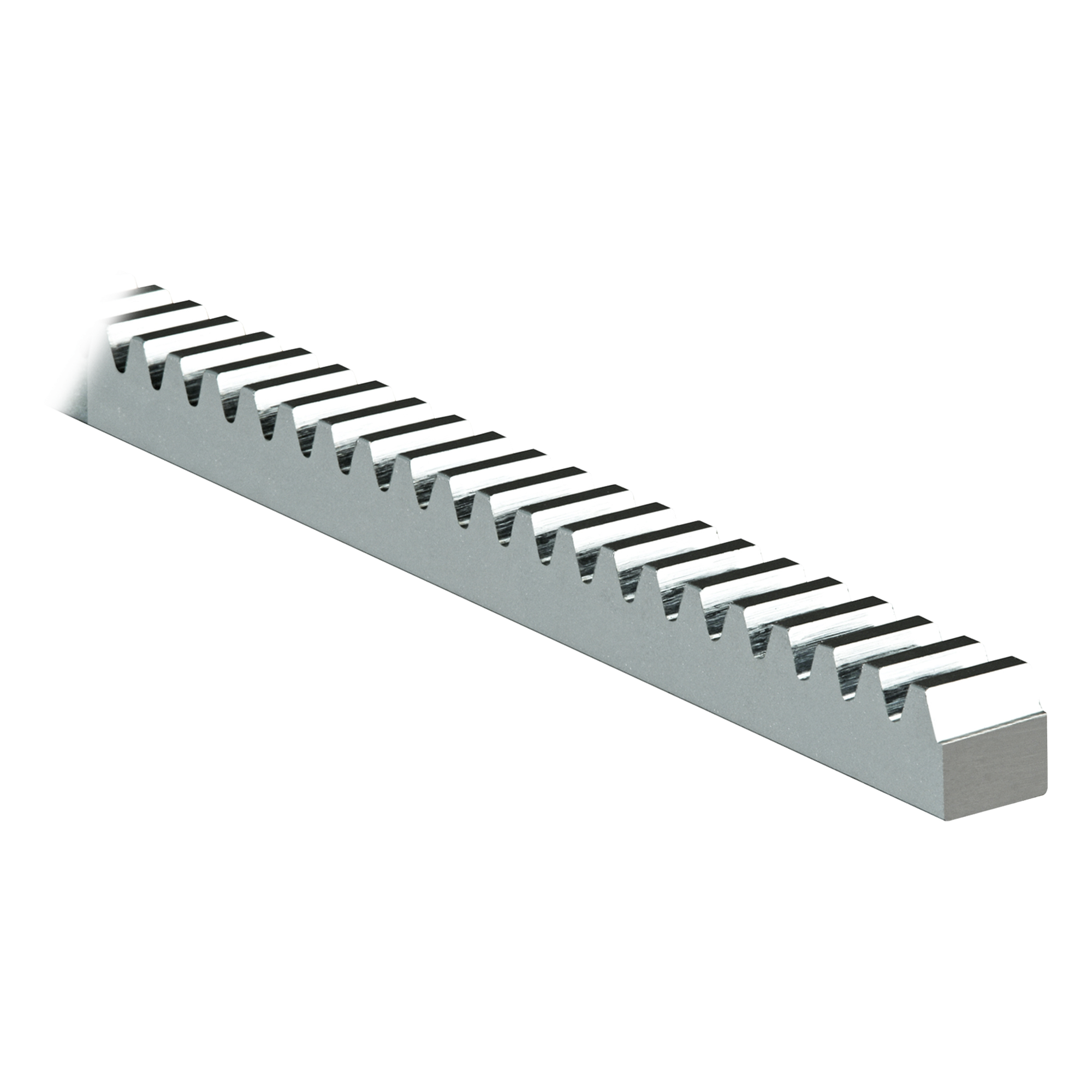 Cremallera Cuadrada / 22 x 22 mm / Módulo 6 / 3000 kgf / Acero Galvanizado / Tramos 1 m (3.3 ft) — COMUNELLO · SKU 1140-0518-001