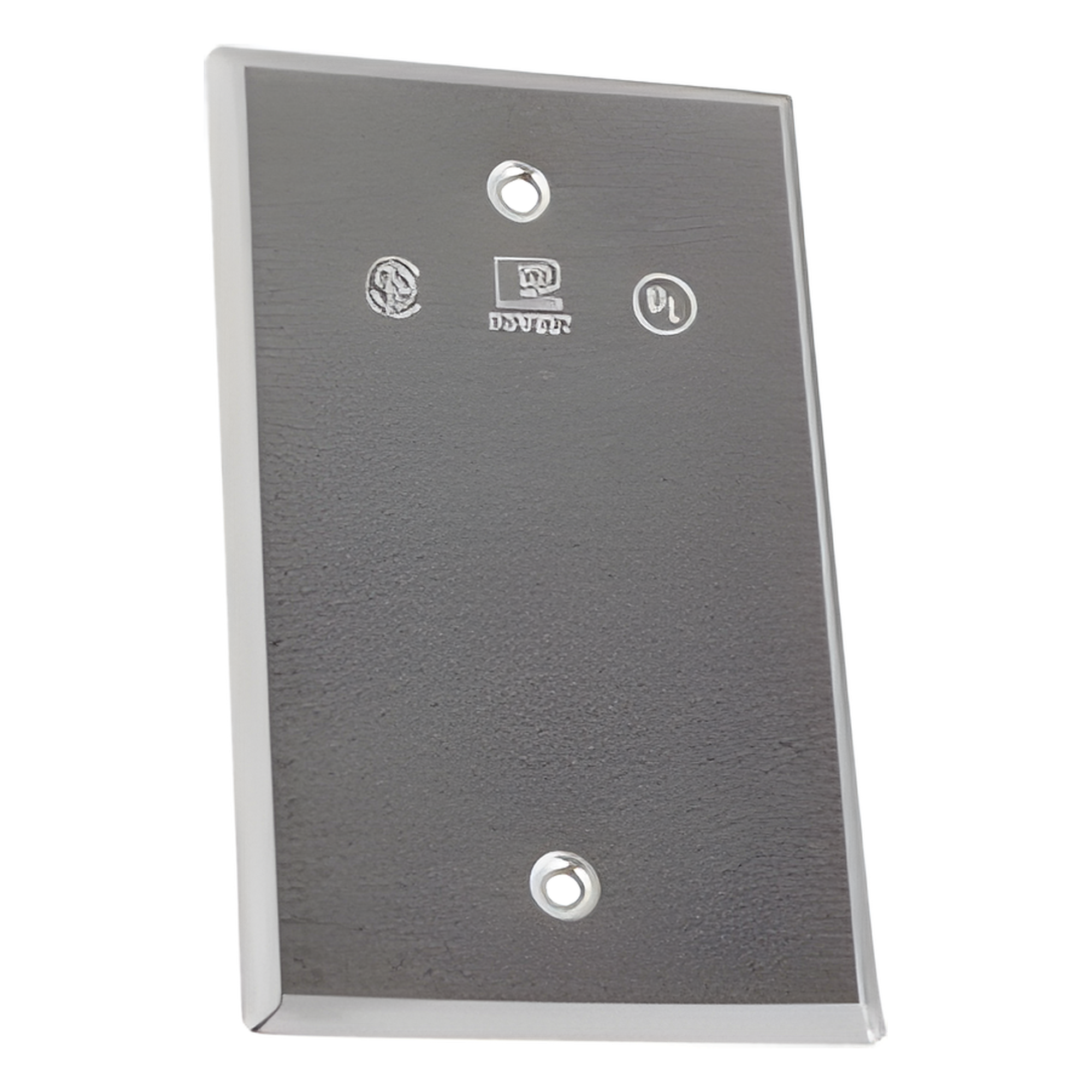 Tapa ciega de aluminio / Espesor 1.02 mm / 2 diámetros 3 mm (0.11') / Peso 0.024 kg / Uso interior y exterior — RAWELT · SKU TR-0420