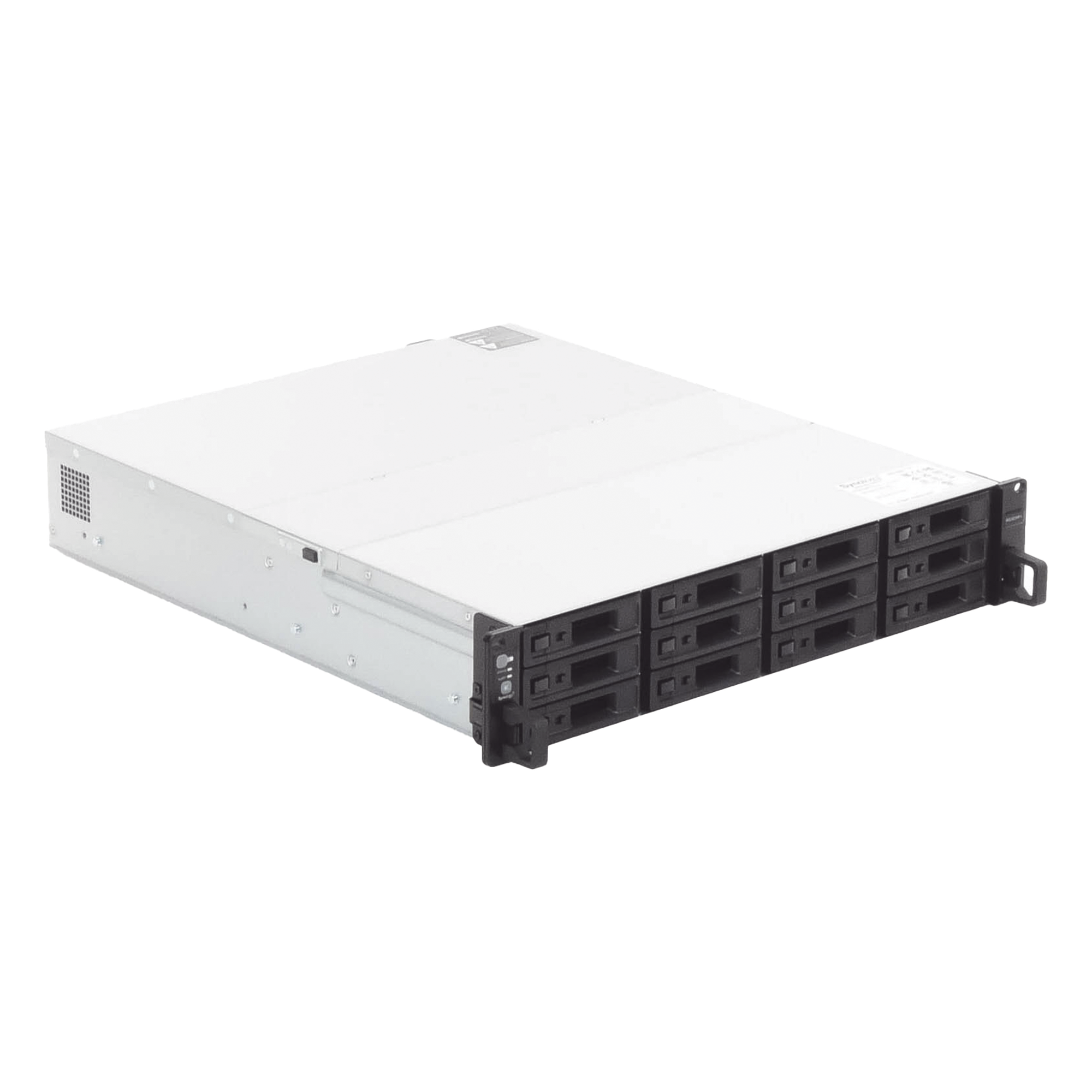 Servidor de Almacenamiento RackStation RS2423RP+ | 12 Bahías | 2U | Hasta 432 TB | Conectividad 10GbE | RAID Soportado | Fuentes de Alimentación Duales | Intercambio en Caliente | Compatibilidad con VMware y Hyper-V.