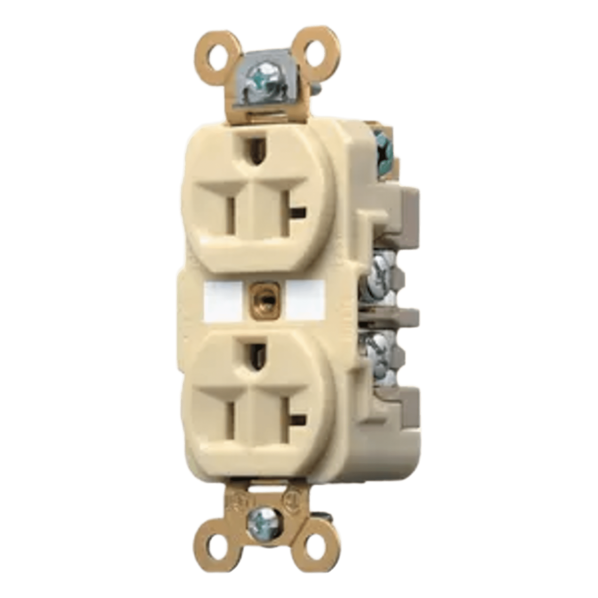 Contacto Dúplex Industrial / 20 A / 125 V / 2 Polos 3 Hilos / NEMA 5-20R / Grado Industrial / Interior Seco — HUBBELL · SKU HUB-HBL5362I