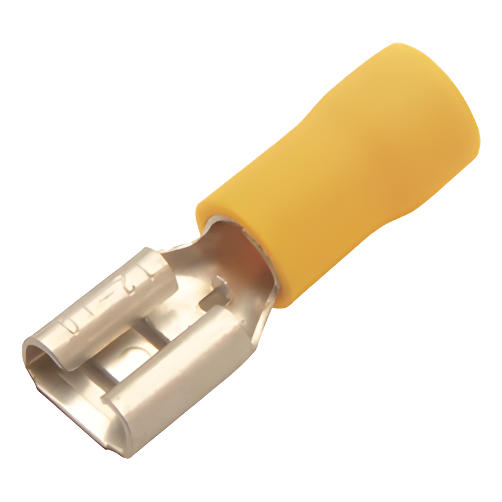 Terminal Hembra Aislada / 0.250 pulgadas / Calibre 12 - 10 AWG / Push-On / Paquete 25 piezas — EPCOM POWERLINE · SKU AE55096