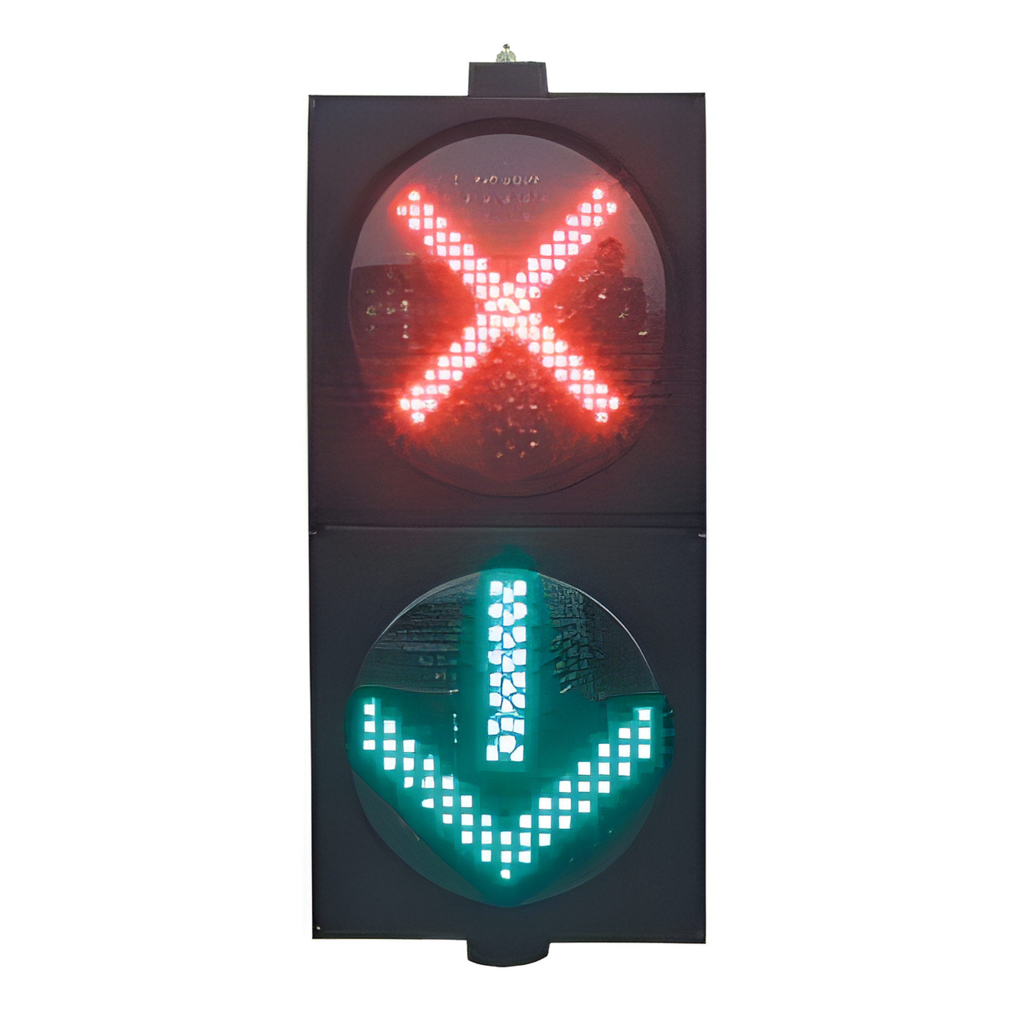 Semáforo LED Doble / Alto y Siga / 81 LEDs de Alta Potencia / 6 W / 110 VCA / -40°C a +80°C / IP Sellado — ACCESSPRO · SKU PRO-LIGHT-DL