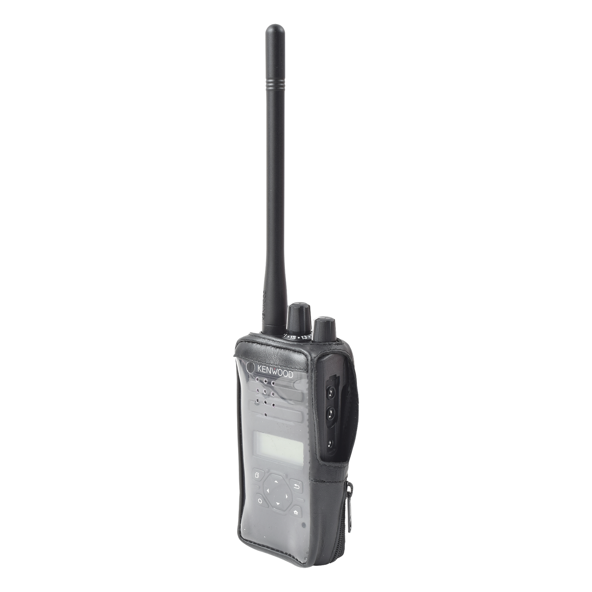 Funda de Piel Reforzada / Frente Transparente / 56 x 119.6 x 36.4 mm / 2.2 x 4.7 x 1.4 in / Compatible NX-3000