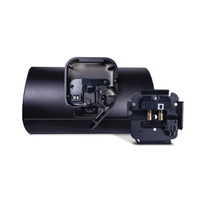 Altavoz Exterior | 2 Vías | Controlador de 6,5" |  Tweeter de 1" |  Radiador que Mejora los Graves | Tecnología de Montaje de Bloqueo Rápido | 120 W | 8Ω | Negro