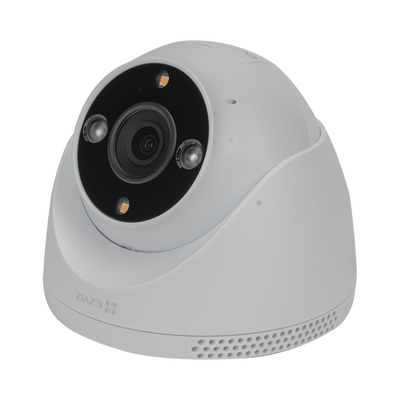 Cámara IP Bullet PoE / 3 Megapixel 2K / Visión Nocturna Color 30 m (98.4 ft) / Detección IA Humano/Vehículo / Audio Bidireccional / Defensa Activa / IP67