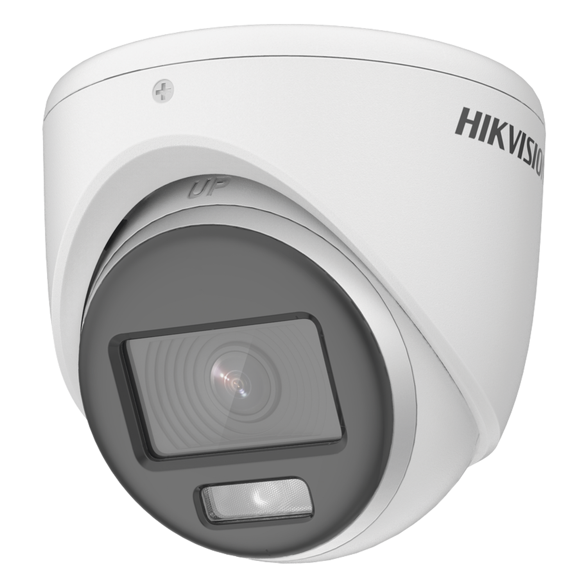 Cámara Turret TURBOHD / 2 Megapixel / Dual Light 20 m (65.6 ft) / Gran Angular 105° / IP67 / Audio por Coaxial / 4 Tecnologías — HIKVISION · SKU DS-2CE70DF0T-LMFS