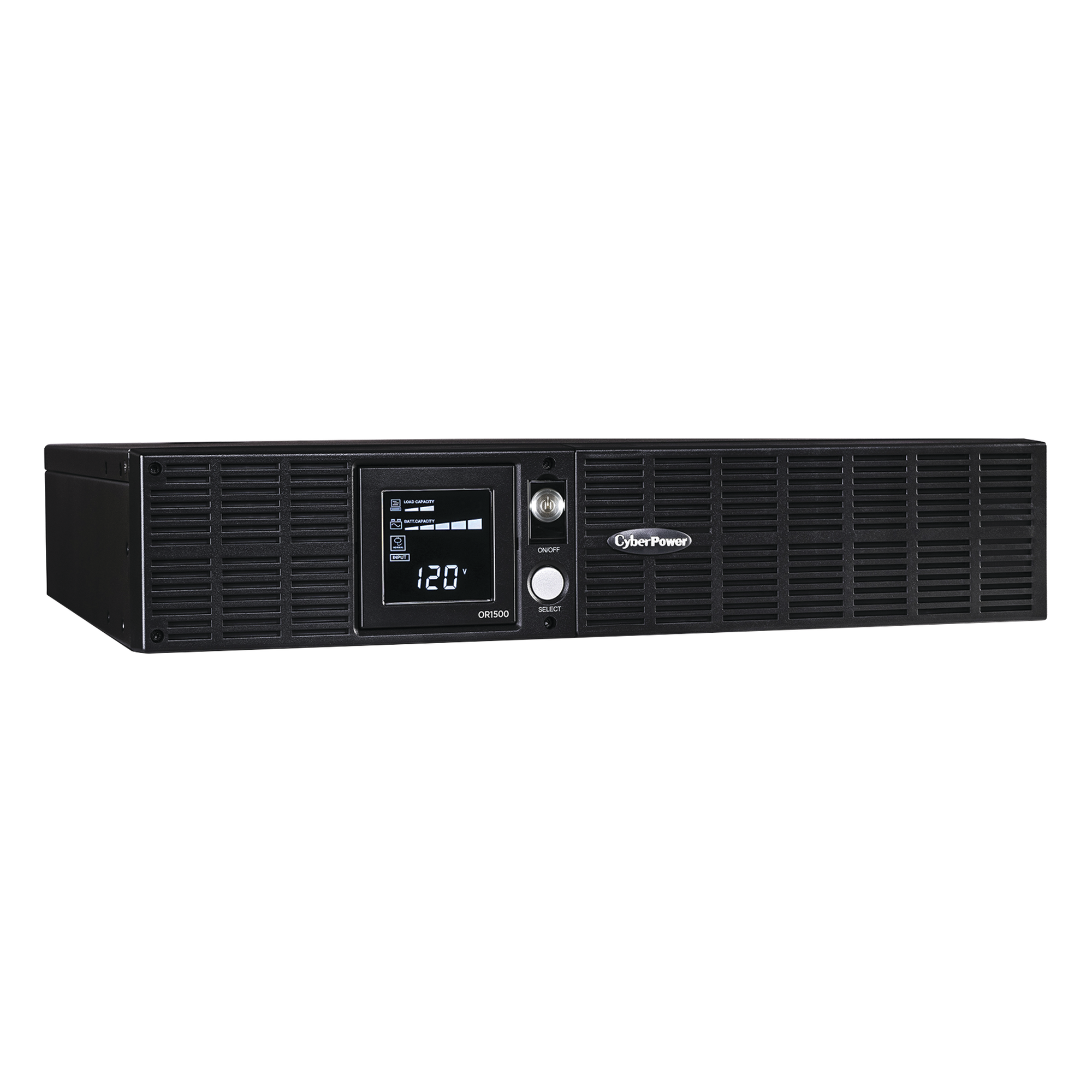UPS Línea Interactiva / 1500 VA / 900 W / 8 Tomas NEMA 5-15R / Torre o Rack 2U / AVR Integrado / LCD Multifunción