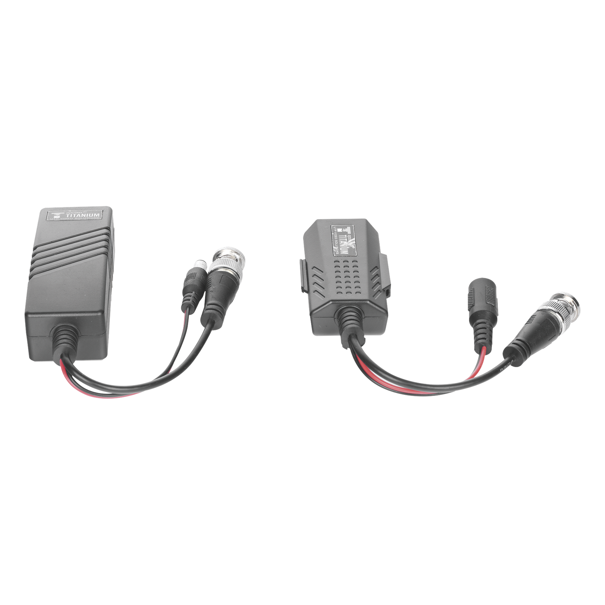 Kit de transceptores activos TURBO HD. Convierte 36/24 Vcc a 12 Vcc regulados, a través de cable  UTP Cat5e / 6. Transmision de 200 m (Revisar tabla de resoluciones ) 