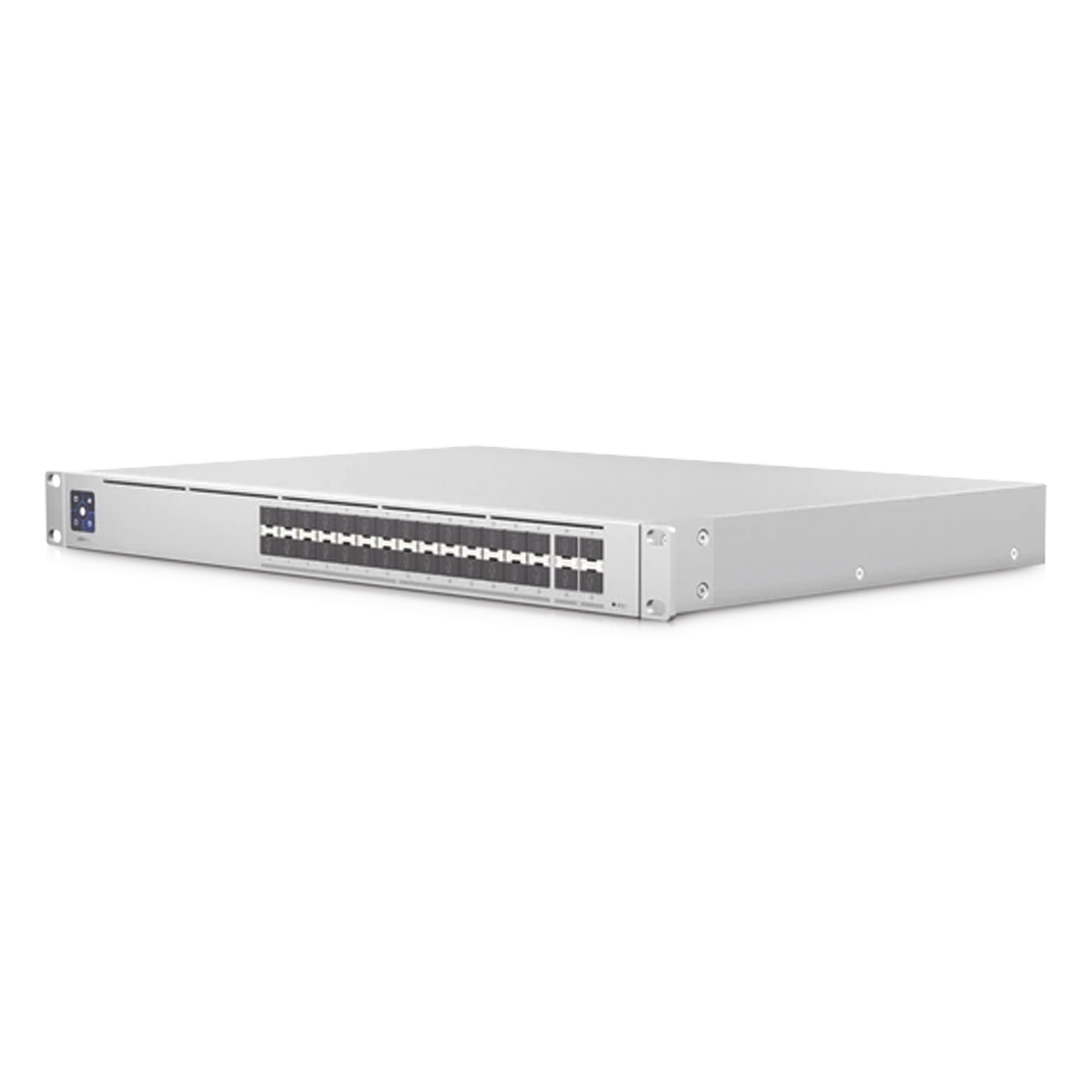 Switch Capa 3 / 32 Puertos SFP / 28x SFP+ 10G / 4x SFP28 25G / 760 Gbps / Pantalla Táctil 1.3 pulgadas / Rack 1U — UBIQUITI · SKU USW-PRO-AGGREGATION
