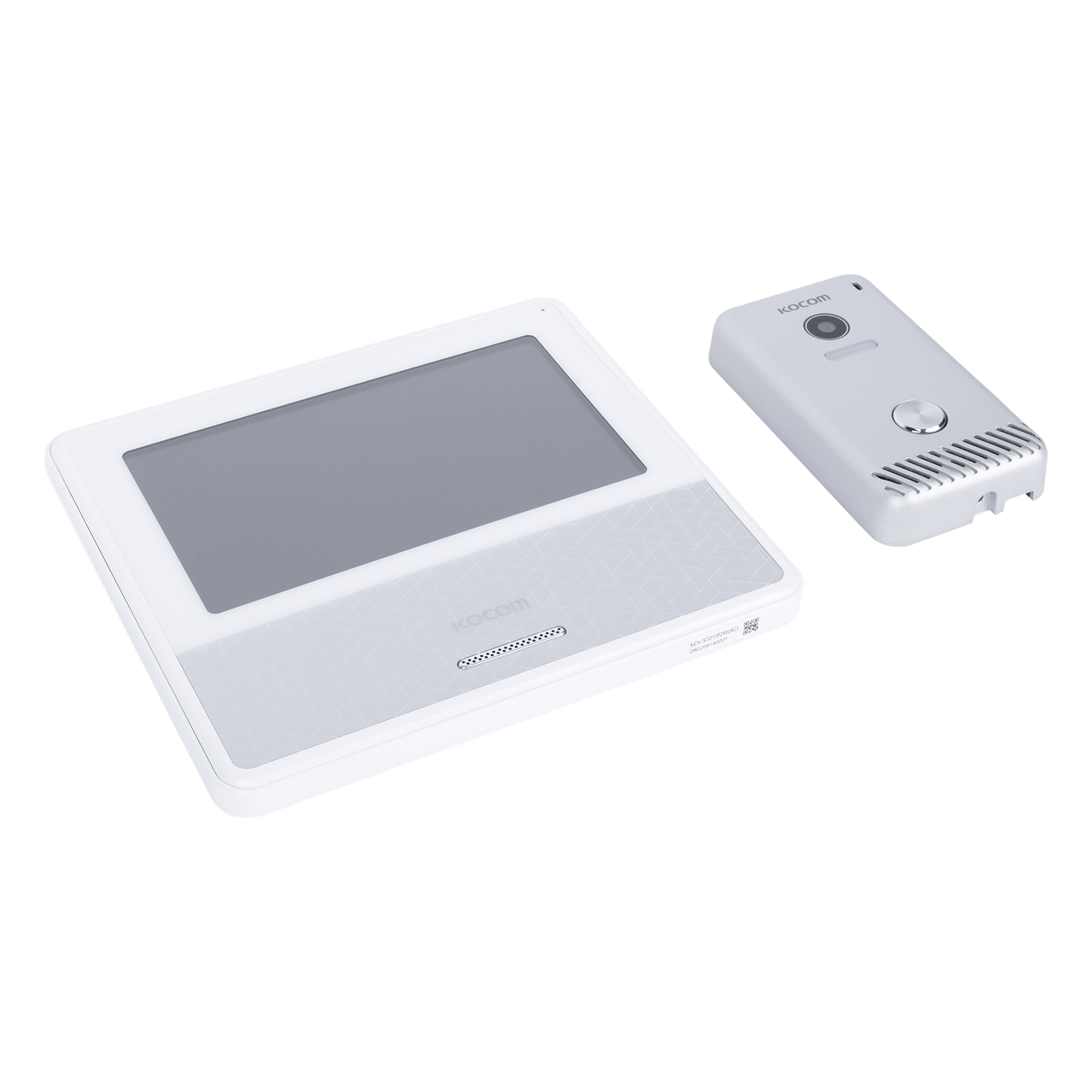 Videoportero IP / Monitor LCD 7' HD / Wi-Fi 802.11 g/n / Cámara 110° / Visión Nocturna / Manos Libres / Alimentación 100-240 VAC — KOCOM · SKU KCV-S701IP2WW