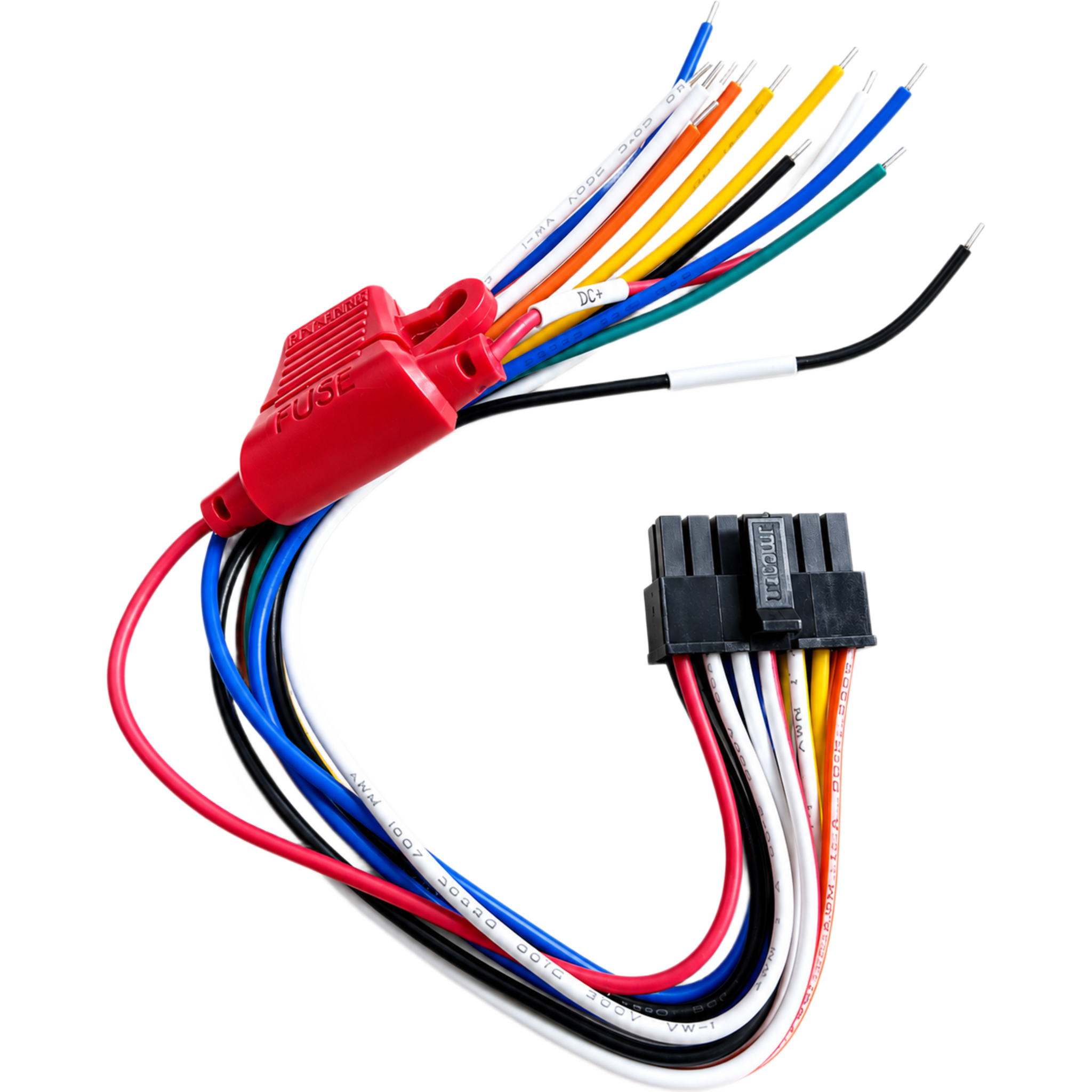 Arnés de Alimentación e I/O / Tamaño Estándar / Para MDVR MD500S / Conexión Segura / Resistente al Desgaste — MEITRACK · SKU ARNESDM500SN