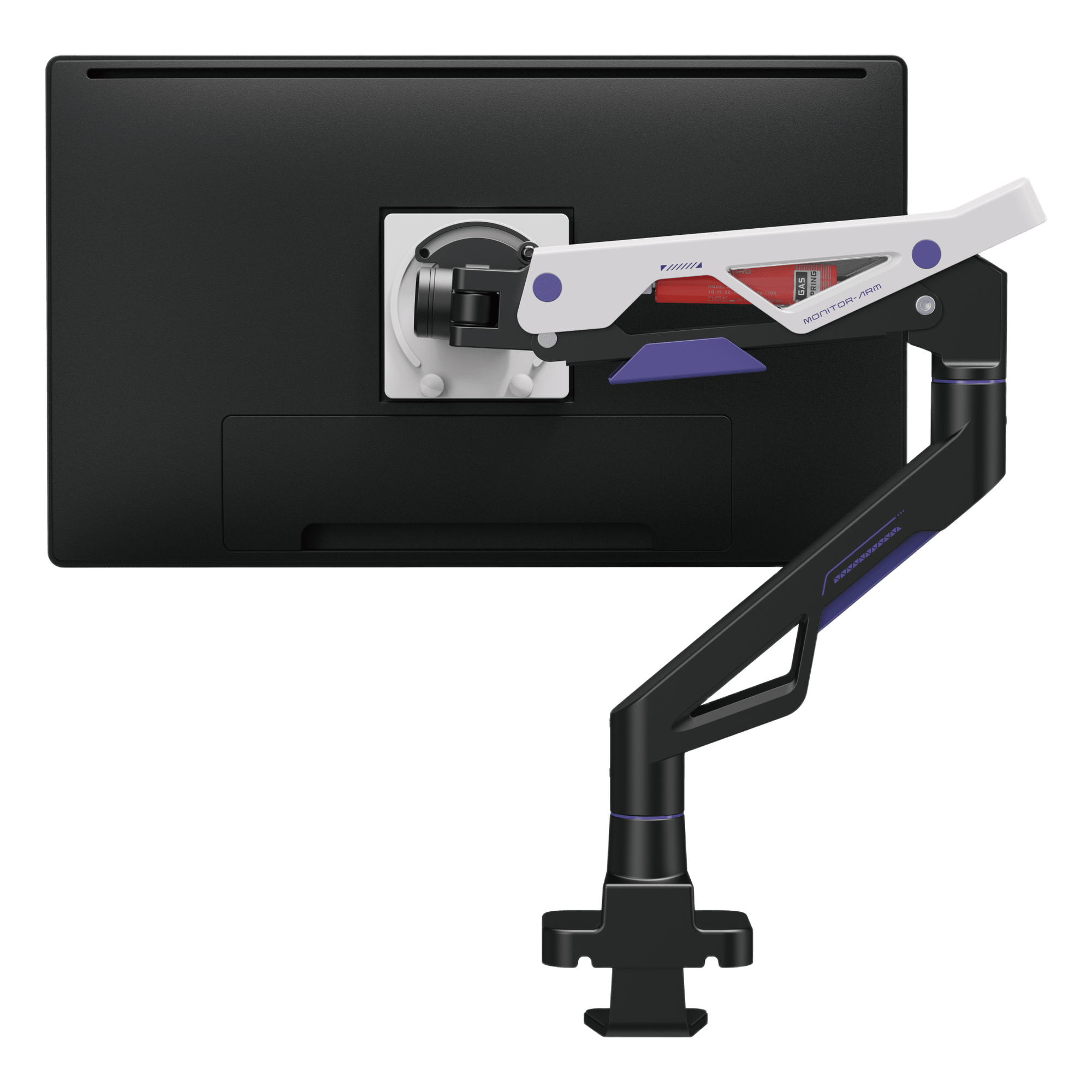Brazo para Monitor / 24 a 57 Pulgadas / Carga 30 kg / VESA 75x75 a 200x200 / Inclinación +70° a -45° / Giro ±90°