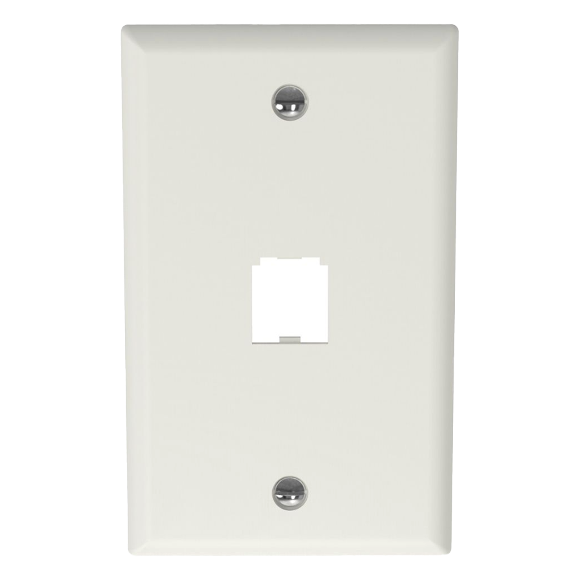 Placa de Pared Vertical / 1 Puerto Mini-Com / Diseño Plano / 2.75 x 4.5 pulg. / Blanco Mate — PANDUIT · SKU CFP1IW