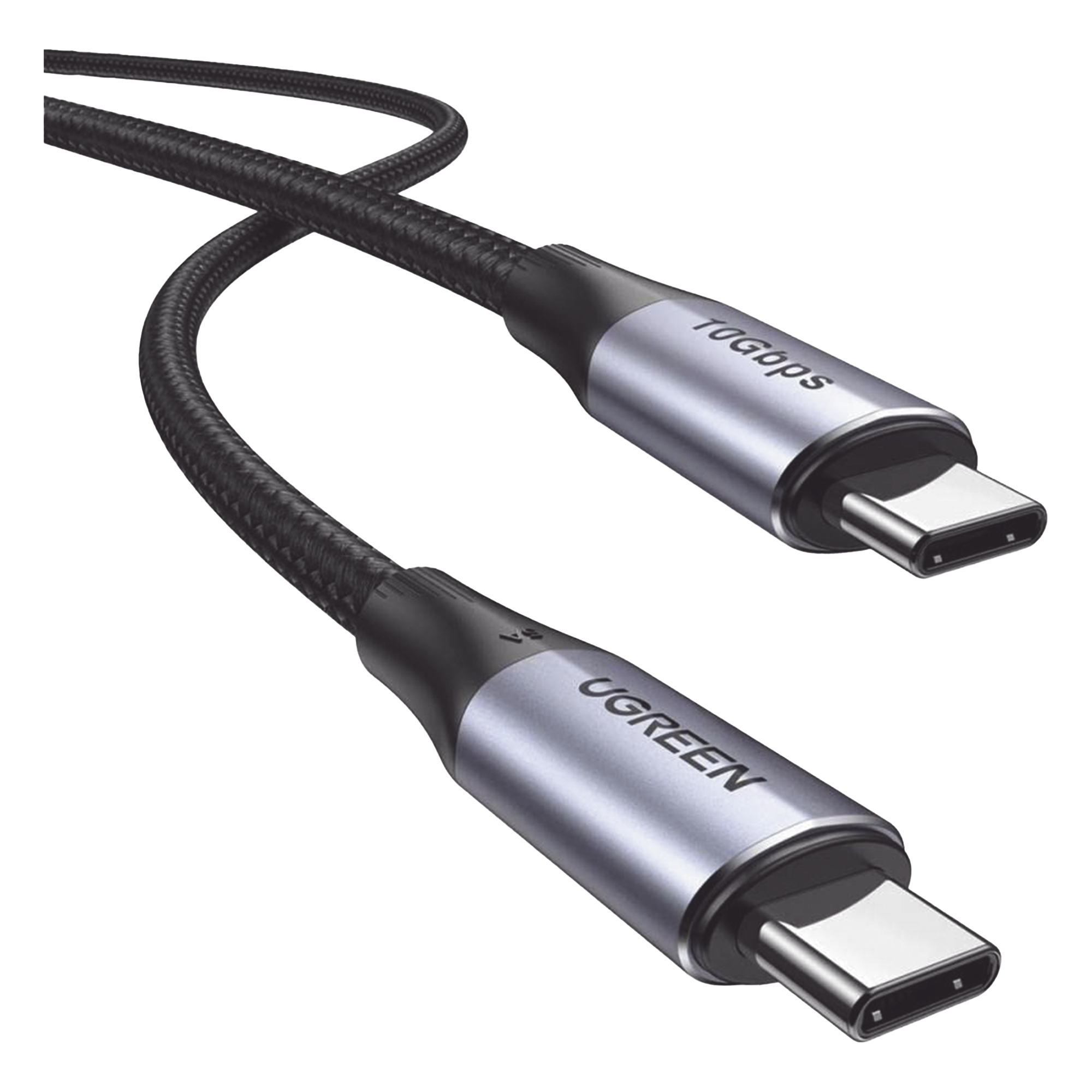 Cable USB-C a USB-C / USB 3.2 Thunderbolt / 240W PD / 10 Gbps / 4K@60Hz / 1 m (3.28 ft) — UGREEN · SKU 80150