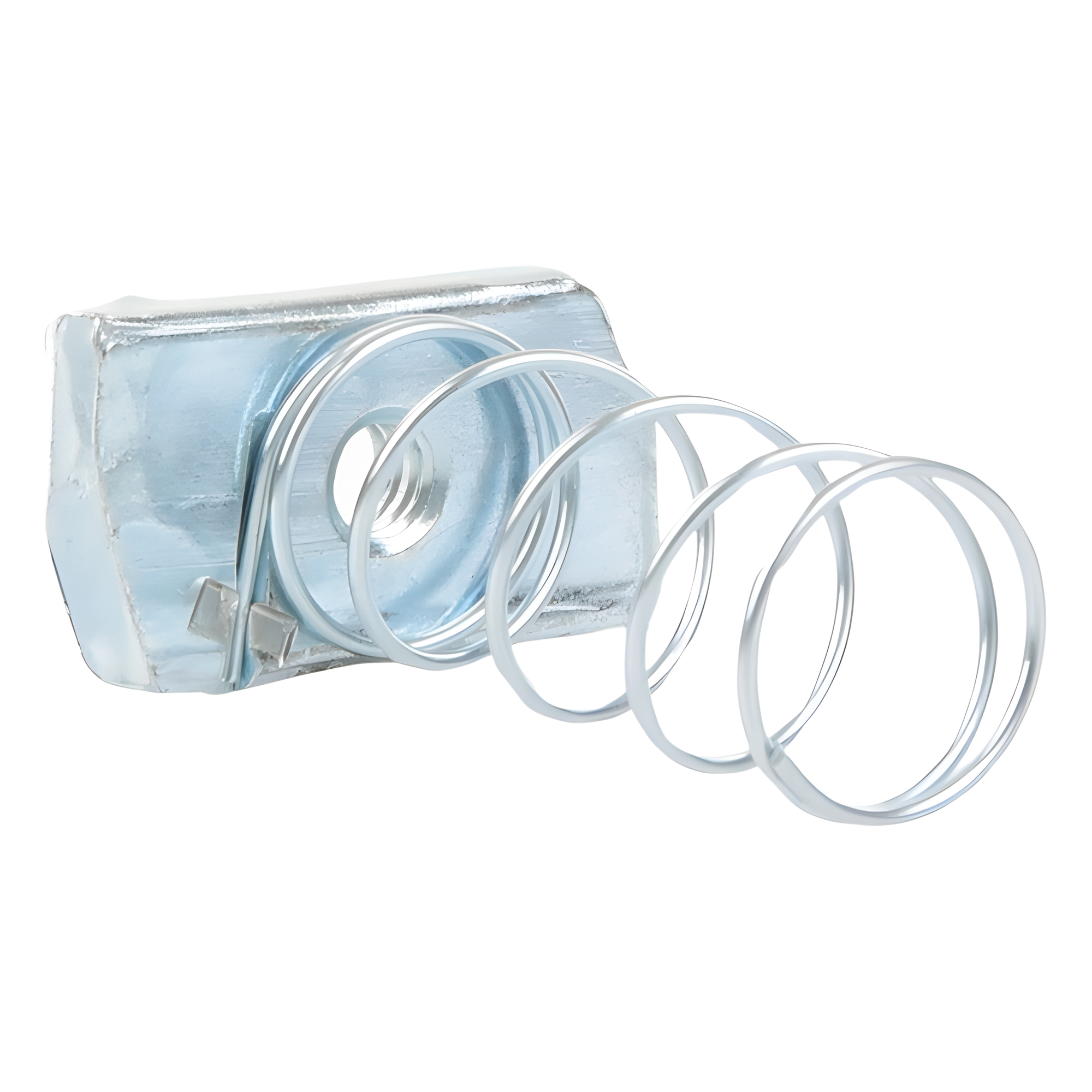 Tuerca con Resorte / 1/4 Pulgadas / Acero Inoxidable 304 / Ajuste Preciso / Resistente a Corrosión