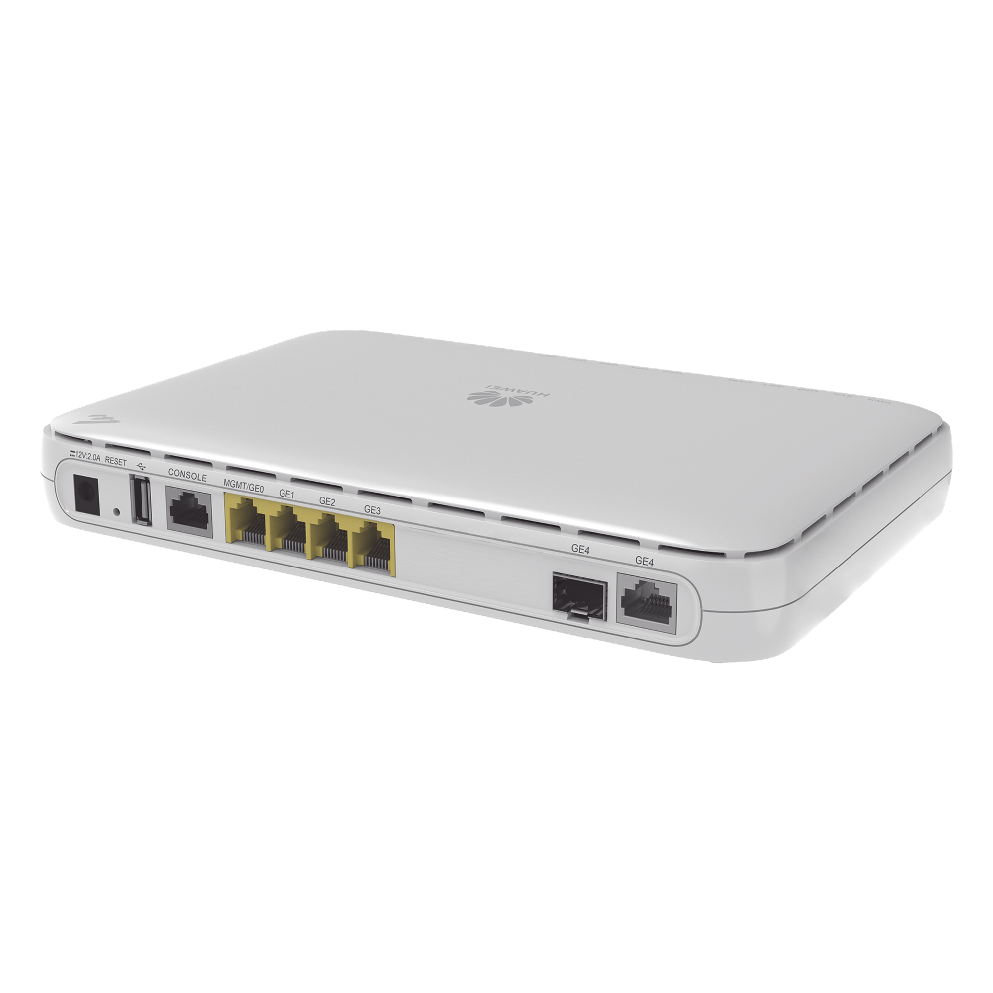 Router Empresarial / 1 puerto Combo GE/SFP WAN / 4 puertos GE WAN/LAN / Rendimiento 1 Gbps / VPN multisoporte / Balanceo de cargas / Hasta 200 clientes — HUAWEI · SKU AR303
