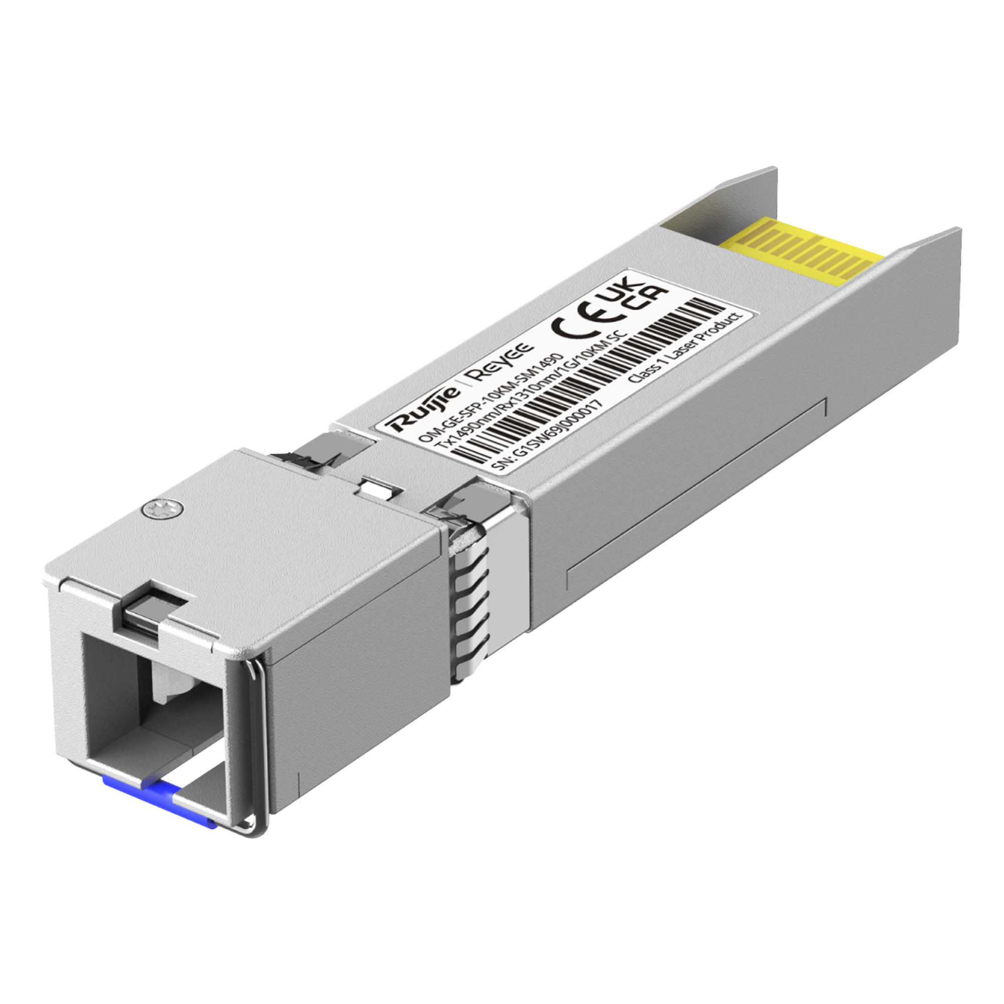 Transceptor PON / Monomodo SC/UPC / 1 Gbps / 10 km / 1480-1500 nm TX — RUIJIE · SKU OM-GE-SFP-10KM-SM1490