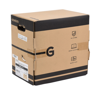 Bobina de Cable de 305 Metros (1000 Pies) UTP Cat6 Riser / Color Blanco / UL, CMR, Probado a 350 Mhz / Para Aplicaciones de CCTV, Redes de Datos, IP Megapixel, Control RS485