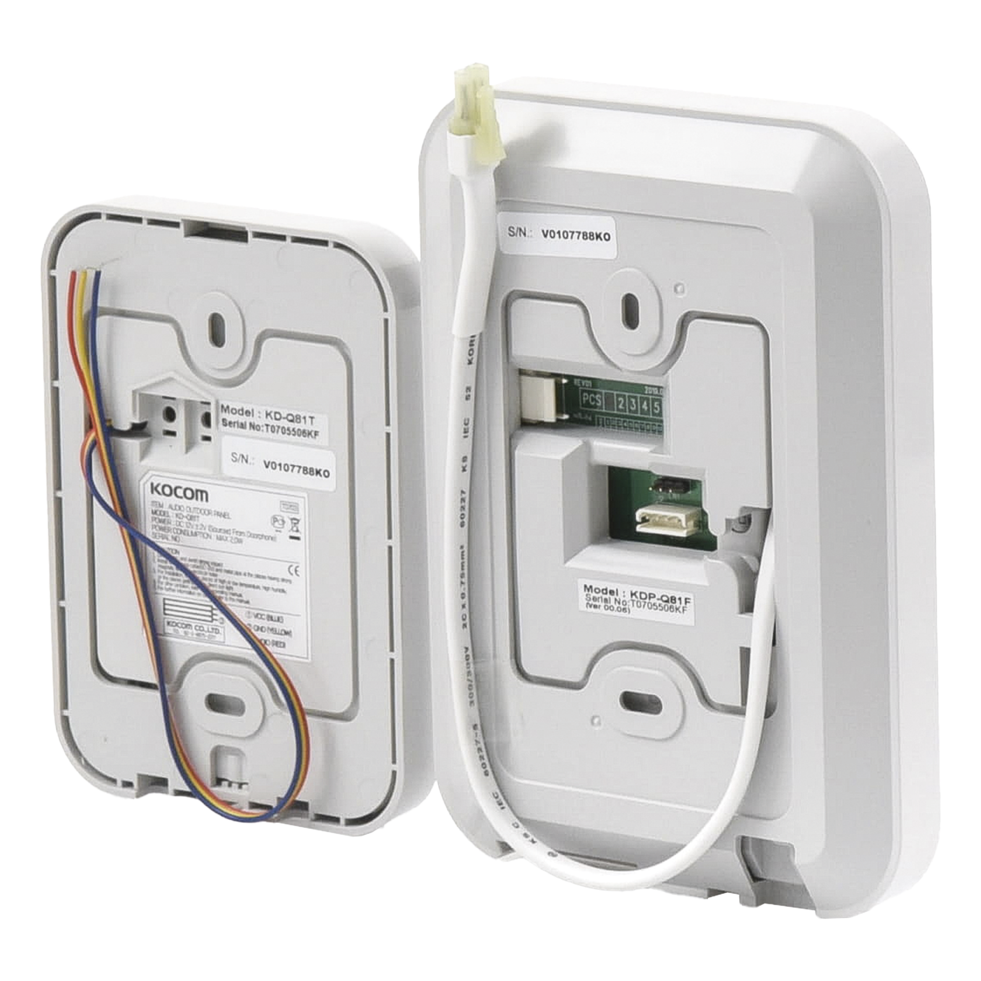 Kit de Audioportero Manos Libres / Frente de Calle a 4 Estaciones Interiores / Alimentación 120V / Consumo Máximo 2.6W / Montaje Superficial / Cable 4 Hilos Calibre 18