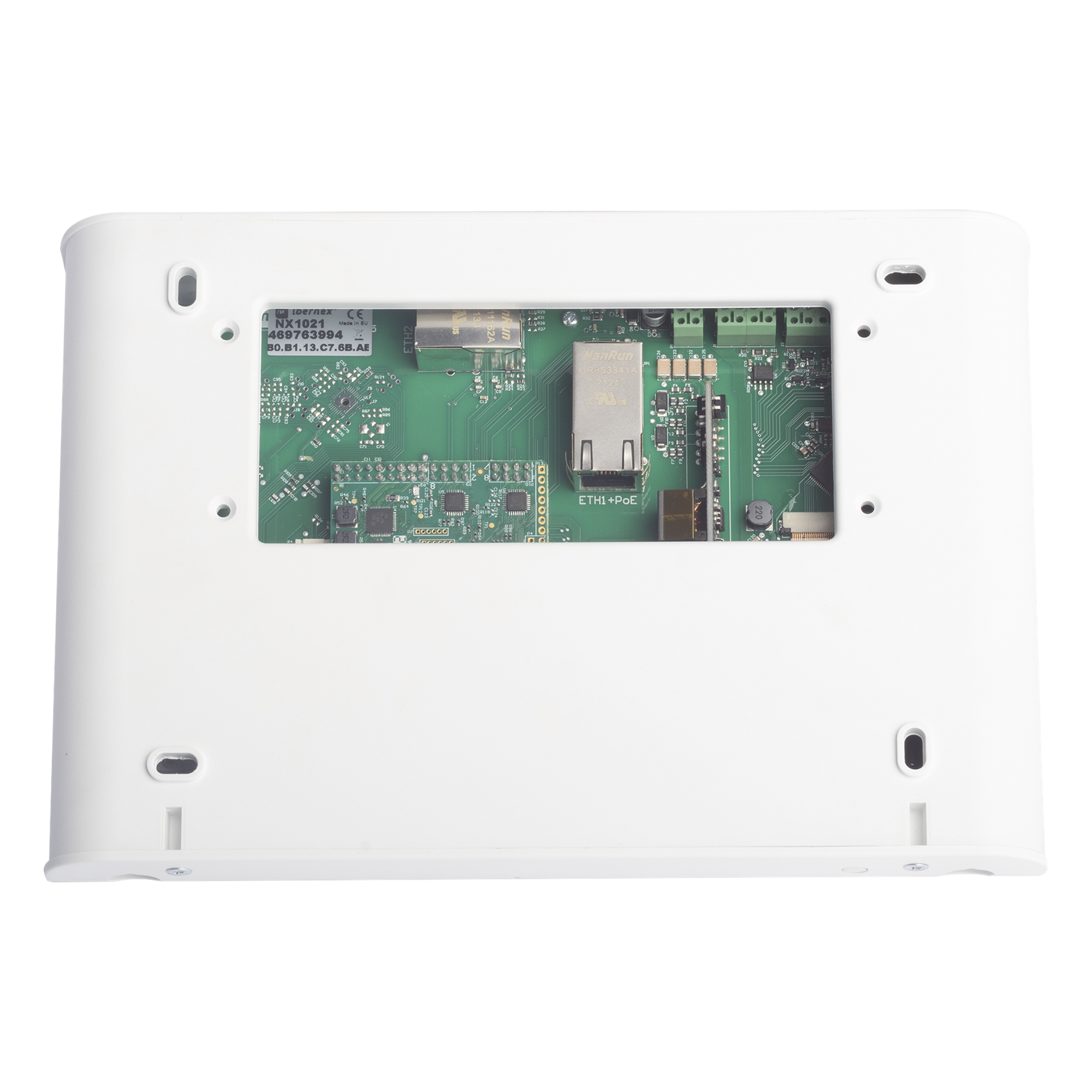 Terminal Inteligente para Habitación Hospitalaria / Pantalla Táctil 7" / RFID 125 kHz / VoIP SIP Bidireccional / PoE IEEE 802.3af / Bus RS485 / Carcasa Antibacteriana