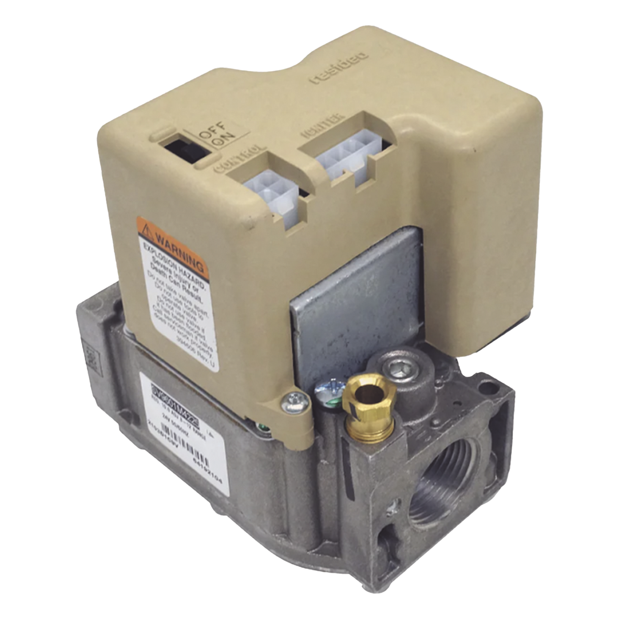 Control de Gas SmartValve / Encendido Intermitente por Superficie Caliente / Prueba Cronometrada 90 s / Entrada-Salida 3/4" NPT / Flujo 30 a 415 ft³/hr (0.8 a 11.8 m³/h) / -40°C a 79°C — HONEYWELL HOME RESIDEO · SKU SV9601M4225/B