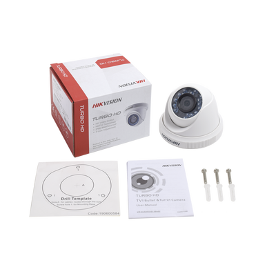 Eyeball TURBOHD 720p / Gran Angular 92º / Lente 2.8 mm / IR inteligente para 20 mts / Exterior IP66
