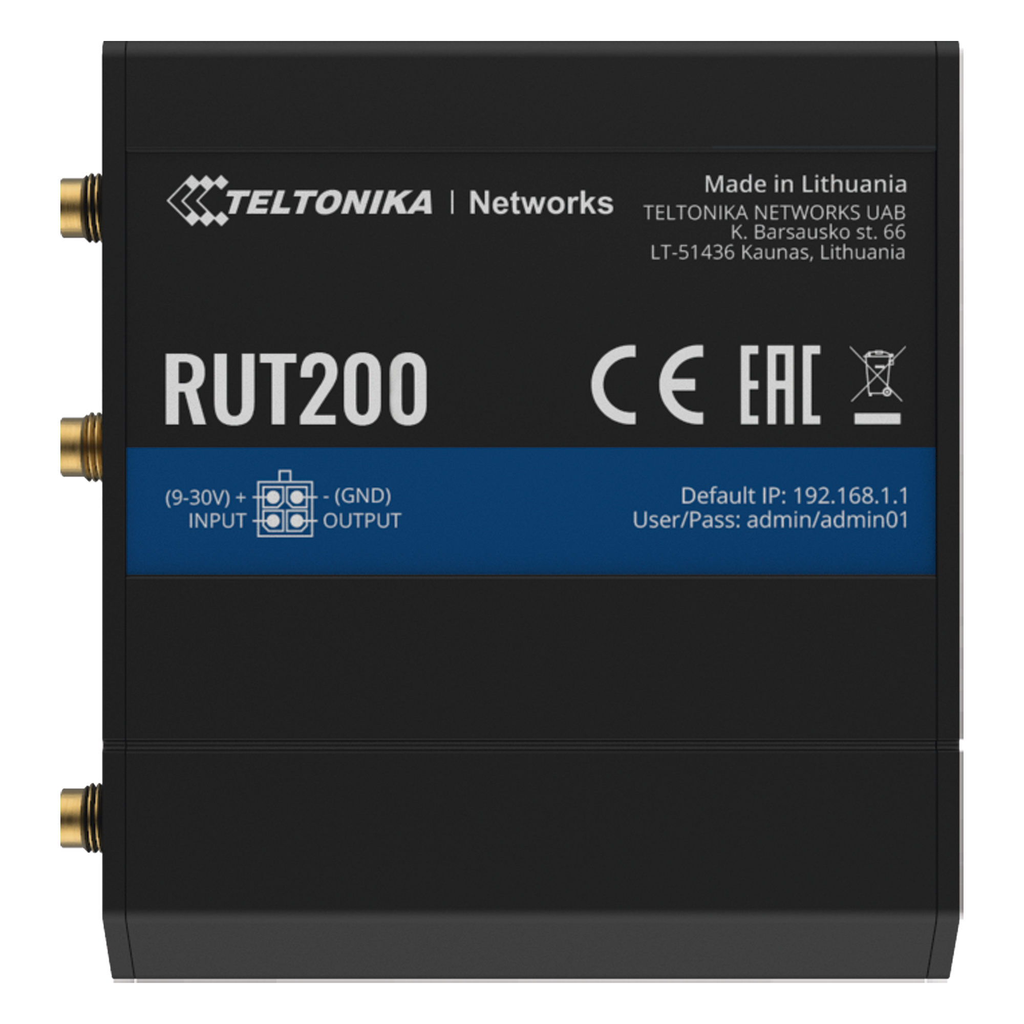 Router Industrial LTE 4G / 150 Mbps Cat 4 / 2 Puertos Ethernet 10/100 / WiFi 2.4 GHz / Montaje Riel DIN / -40°C a 75°C (-40°F a 167°F)