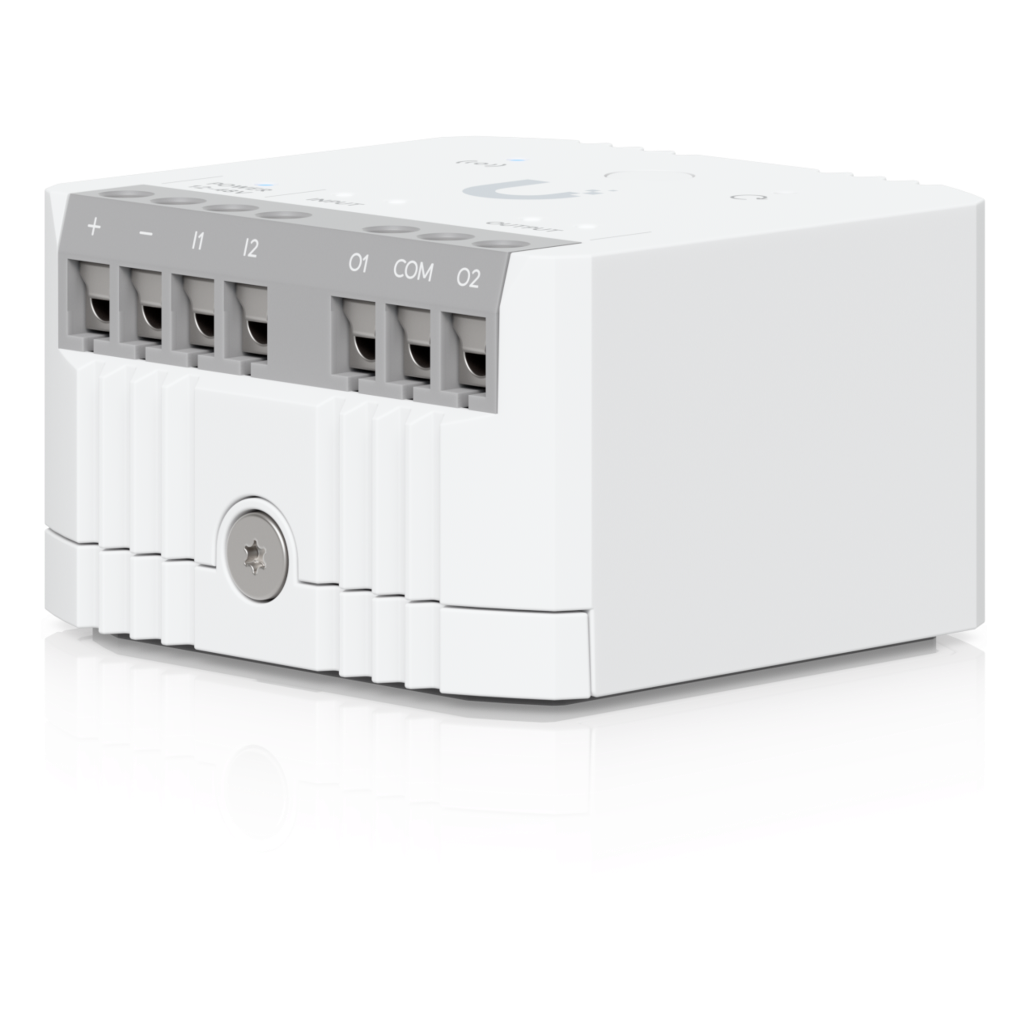 Relé Inteligente / Contacto Seco 10A / 12-48V DC / 12-240V AC / Alcance Inalámbrico 2 km (1.2 mi) / Integración UniFi Protect