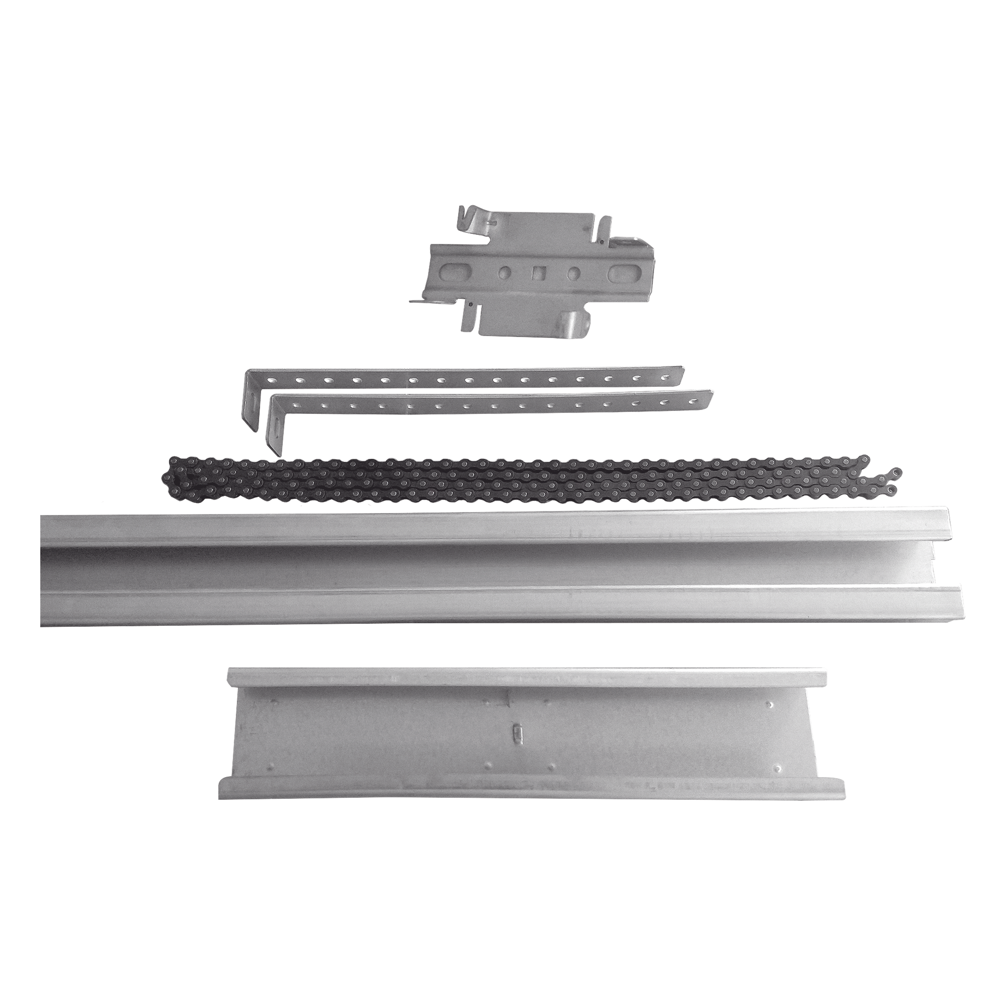 Extensión de Riel Tipo C / 1 m (3.3 ft) / Capacidad 100 kg / Acero Estructural / Sistema AccessRailC3 — ACCESSPRO · SKU ACCESS-EXT-RAILC