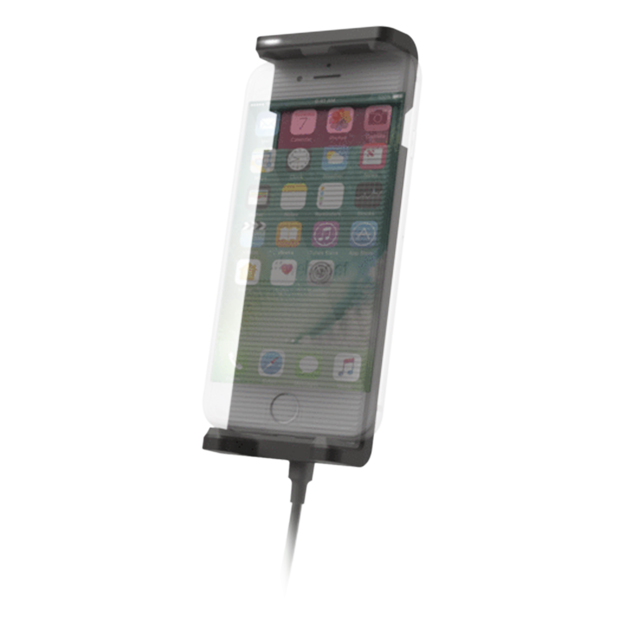 Amplificador de Señal Celular para Vehículos / 4G LTE y 3G / Cobertura 32x / Puerto USB 5V/2.1A / Soporte hasta 7.5 Pulgadas / Antena Magnética