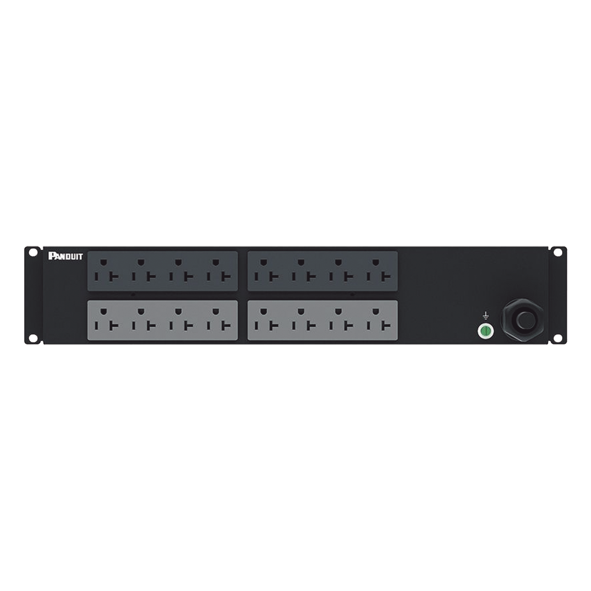PDU Básico para Rack / 16 Salidas NEMA 5-20R / Entrada NEMA L5-30P / 30 A / 120 Vca / Horizontal 2U / Cable 3 m (9.8 ft)