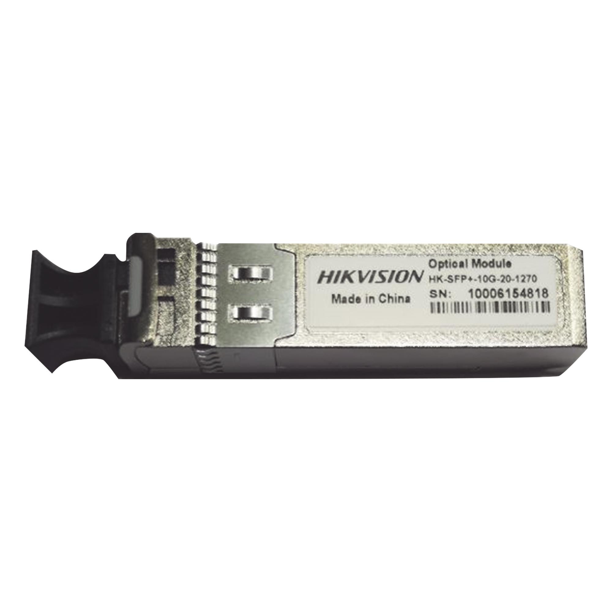 Transceptor Mini-GBIC SFP+ 10 G / 20 km / Bi-Direccional / LC / Monomodo / 1270nm TX / 1330nm RX / 65.6 ft — HIKVISION · SKU HK-SFP-10G-20-1270