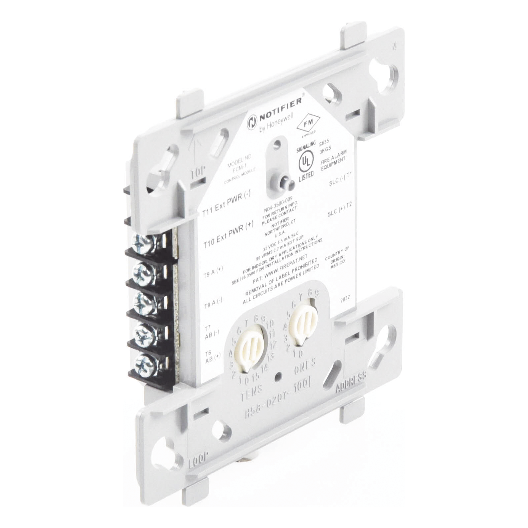 Módulo de Control Direccionable / Circuito NAC 24 VDC o Audio 70.7 Vrms / Protocolo FlashScan / Direccionamiento 01-159 / Clase A o B
