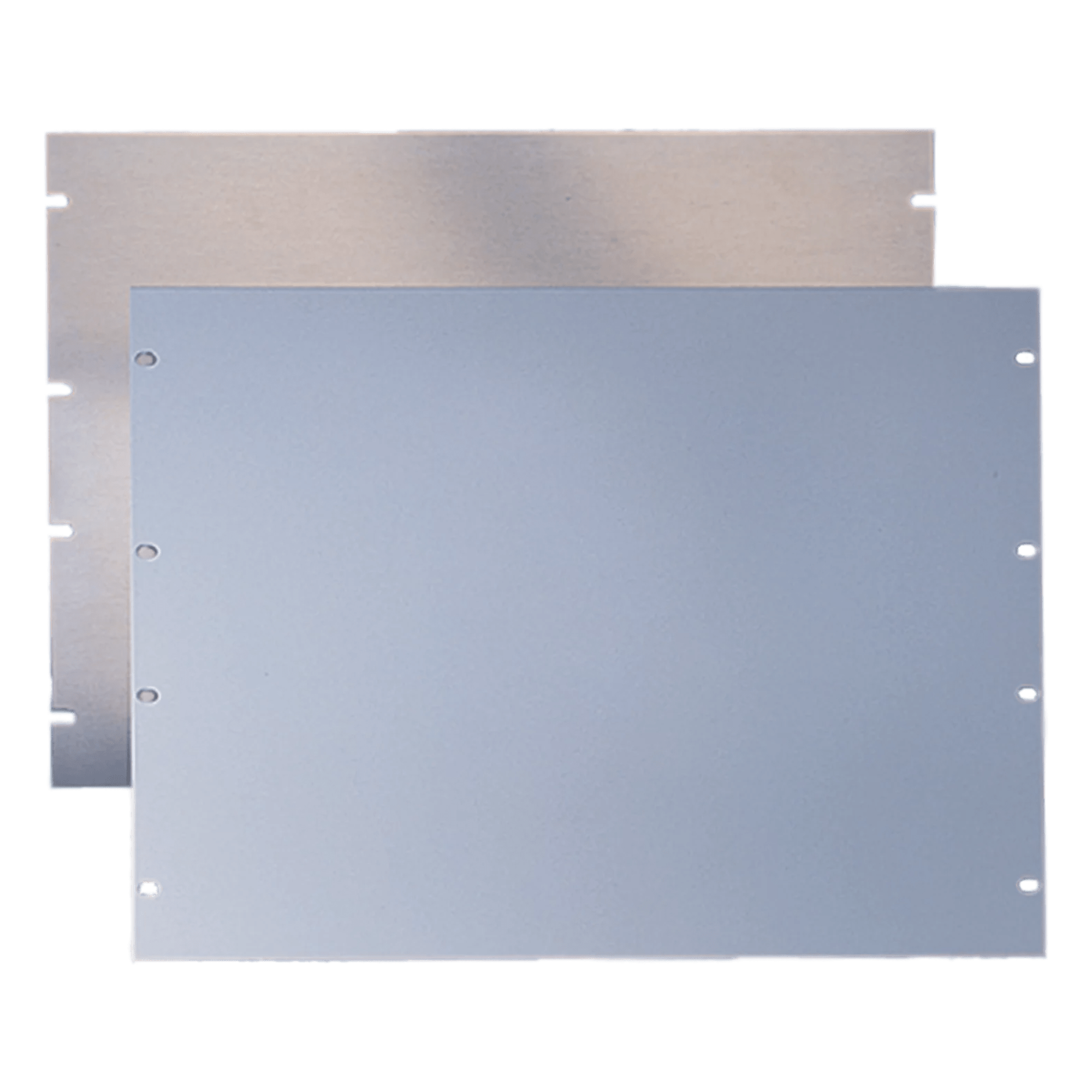 Tapa Ciega para Rack / 19 Pulgadas / 2U / Acero Calibre 12 / Plana / Gris RAL 7035 — HOFFMAN · SKU P19RP2UP