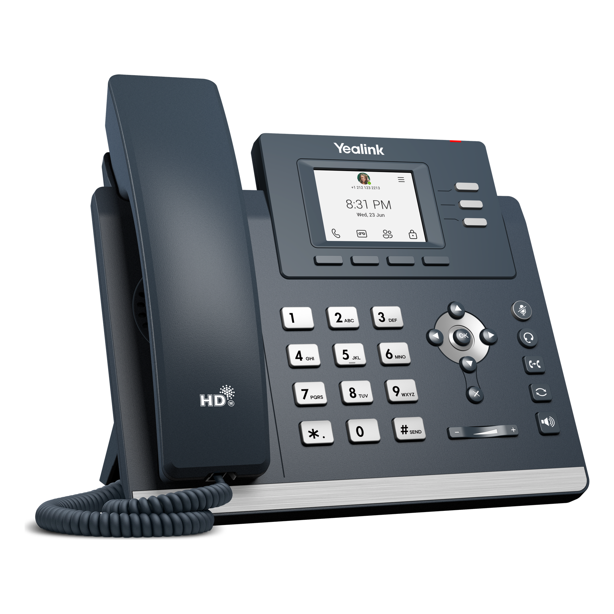 Teléfono IP / Android 13 / Microsoft Teams / Audio HD / Pantalla 2.4" / Dual Gigabit PoE — YEALINK · SKU MP52-E2-TEAMS