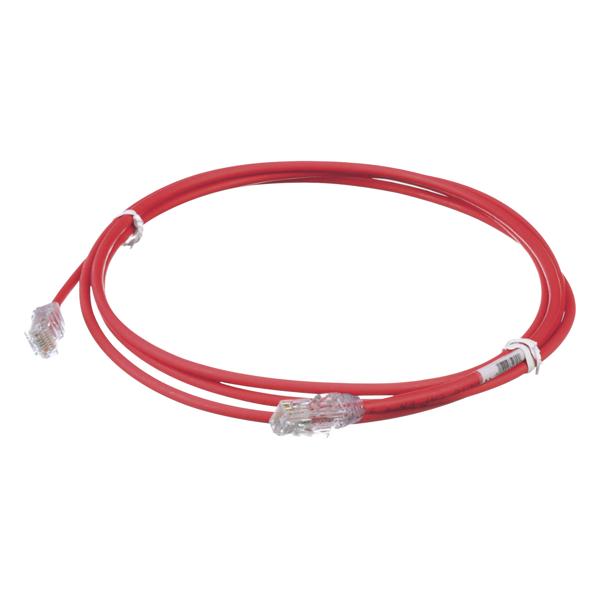 Cable de Parcheo UTP / Cat6A / 28AWG / CM-LSZH / 2.13 m (7 ft) / Rojo — PANDUIT · SKU UTP28X7RD